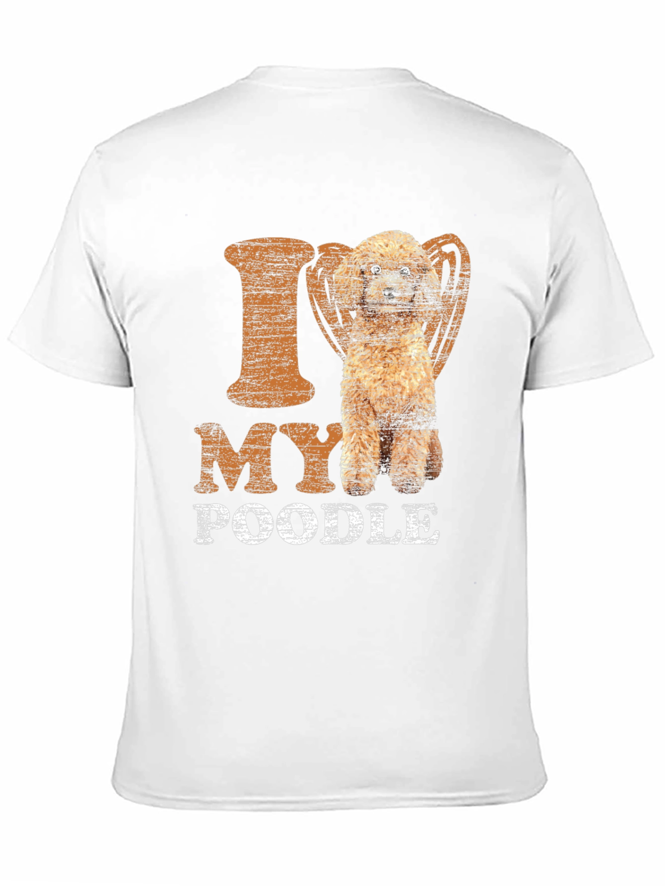 Black I Love My Poodle T-Shirt - Dog Lover Tee view 11