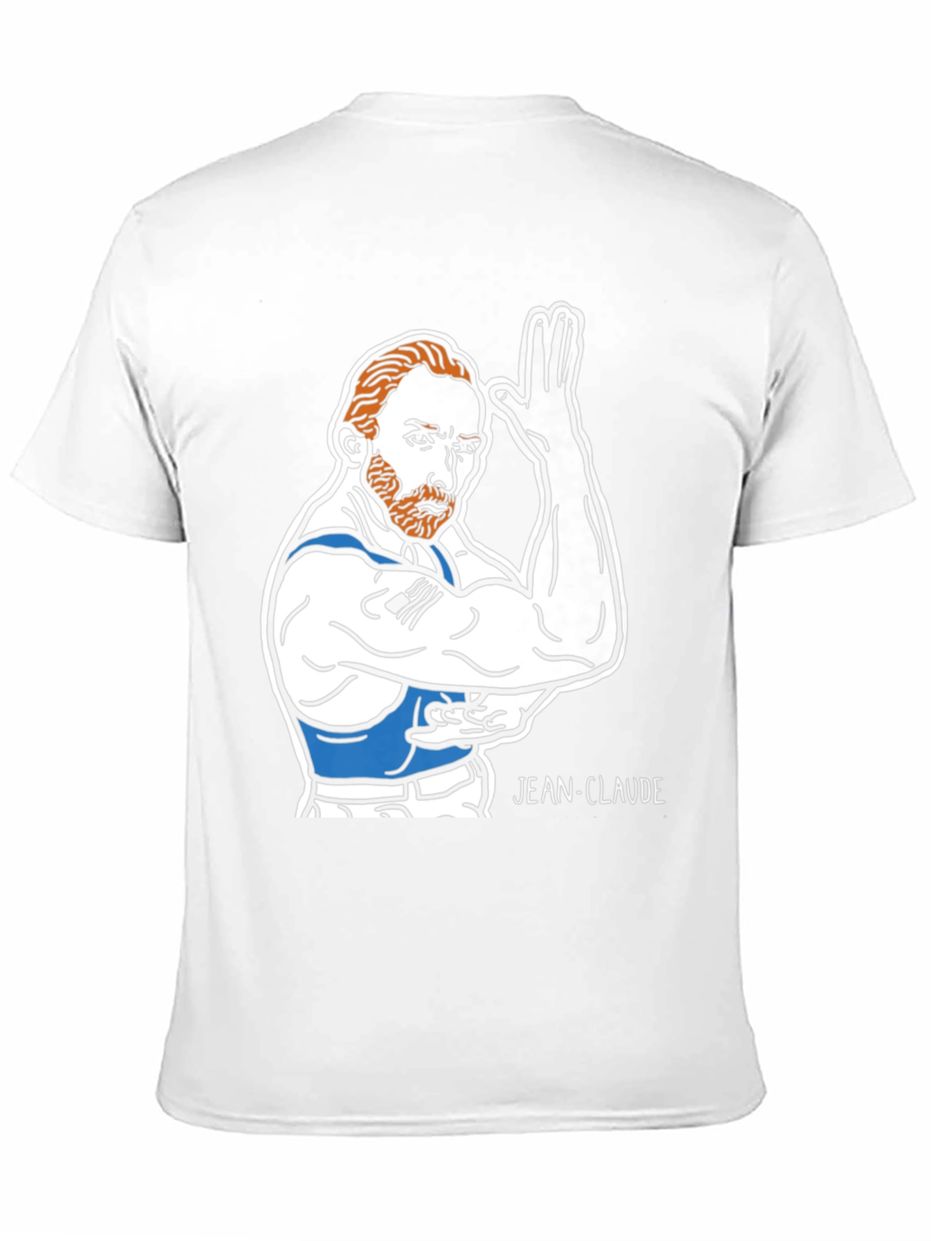 Black Jean-Claude Van Gogh T-Shirt - Black Graphic Tee view 11