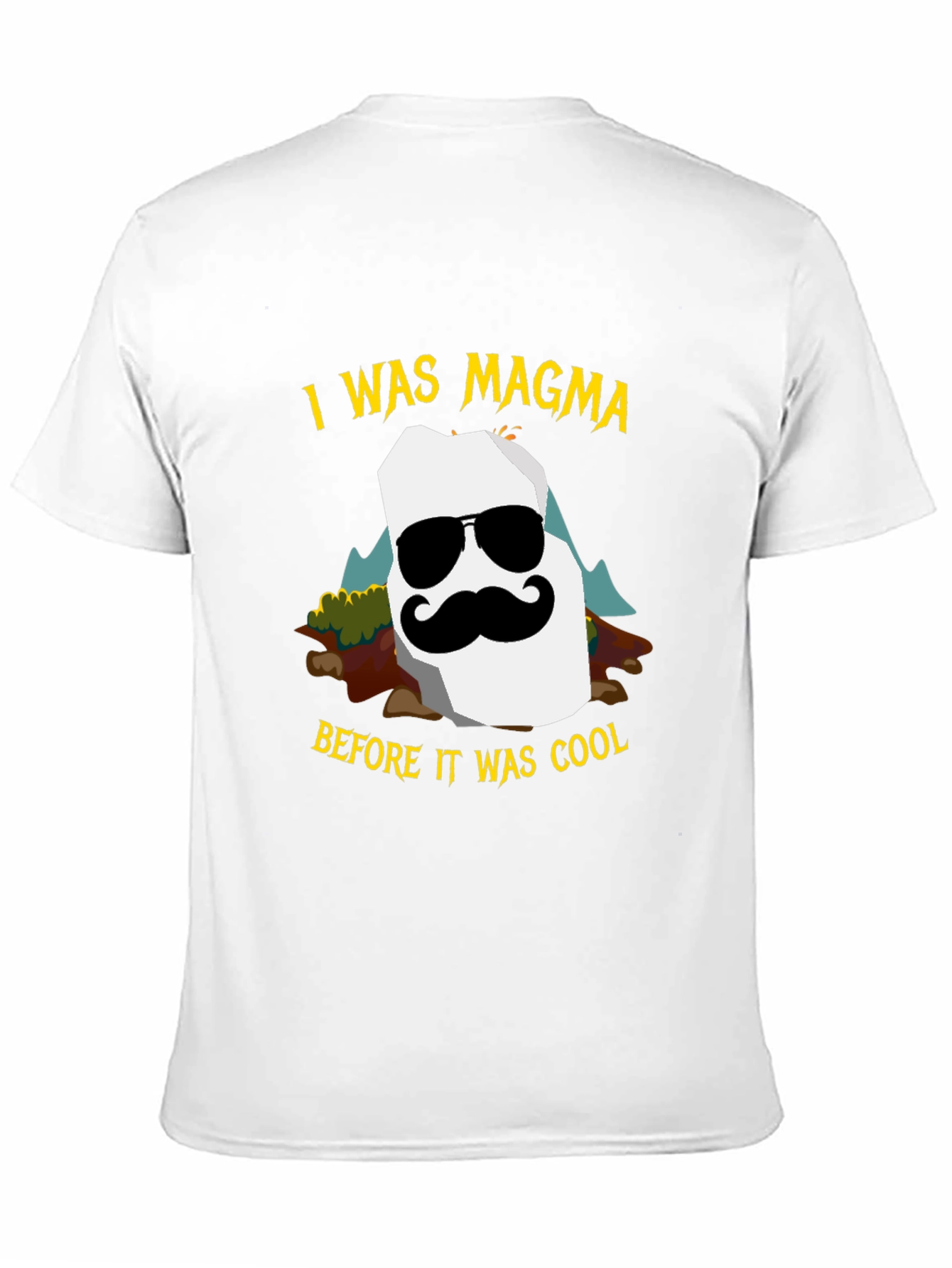 Black I Was Magma Cool Graphic Tee - Black view 11