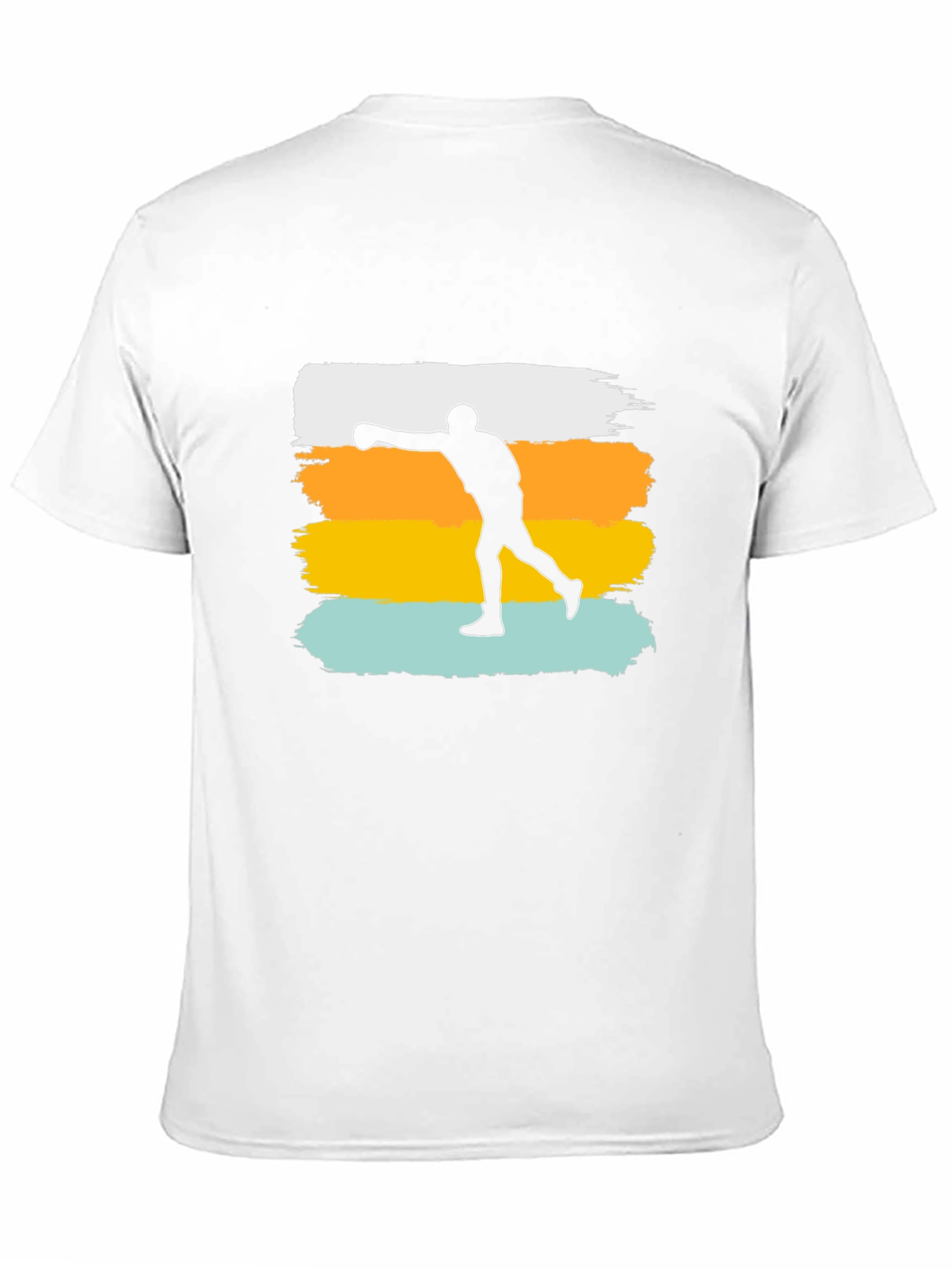 Black Retro Boxer Graphic Tee - Soft Black Cotton Shirt view 11