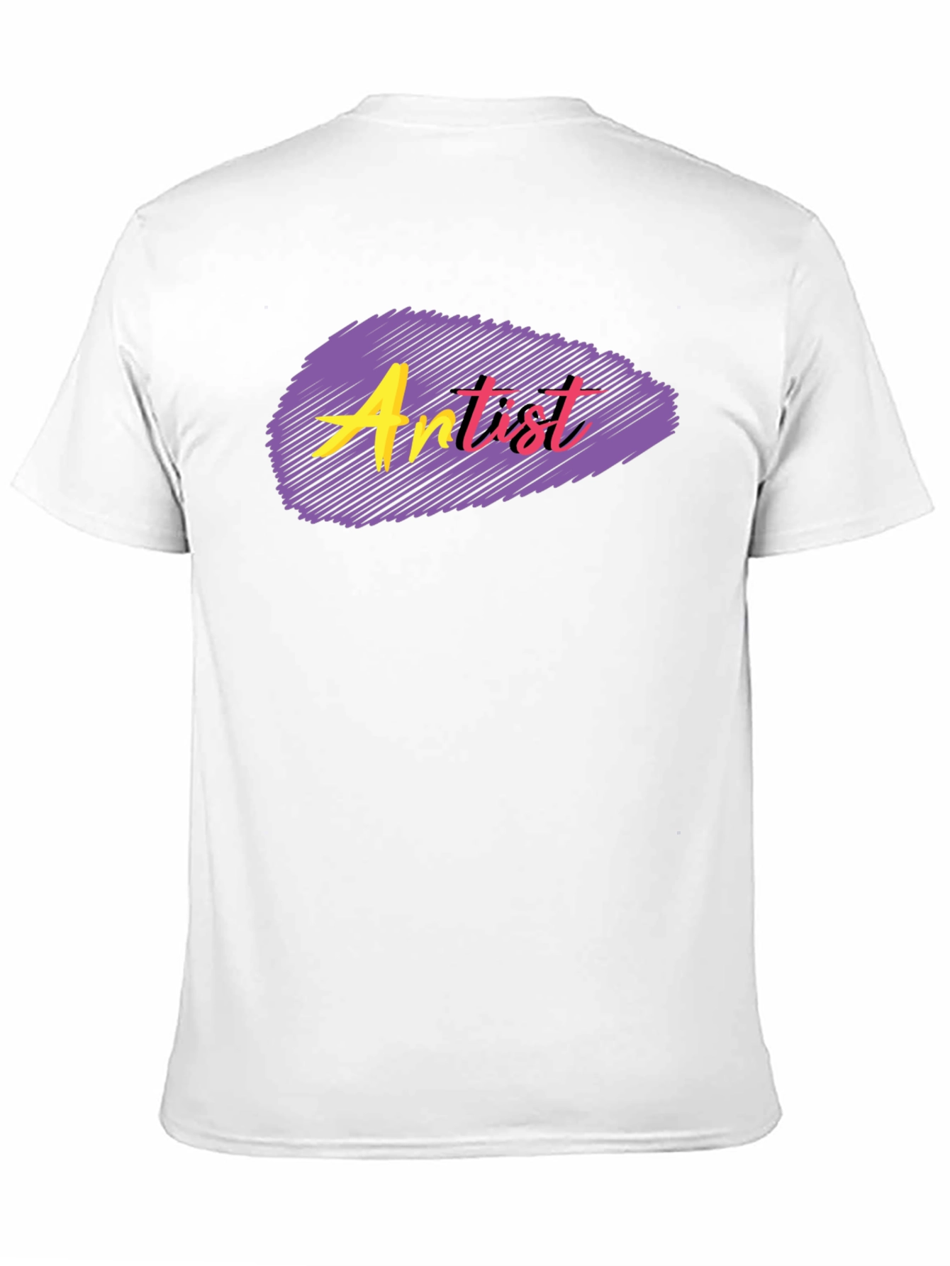 Black Artist T-Shirt - Black, Graphic Tee view 11