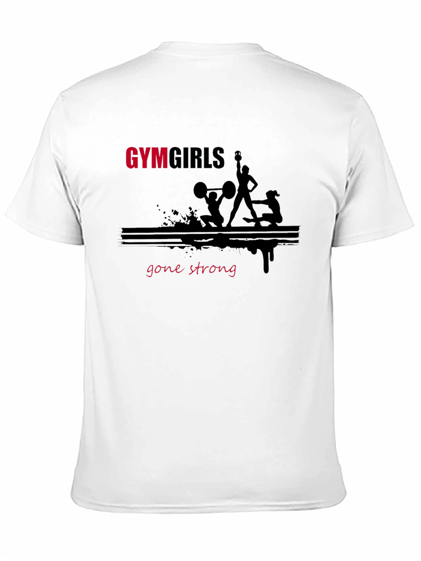 Black Gym Girls Gone Strong Black T-Shirt view 11