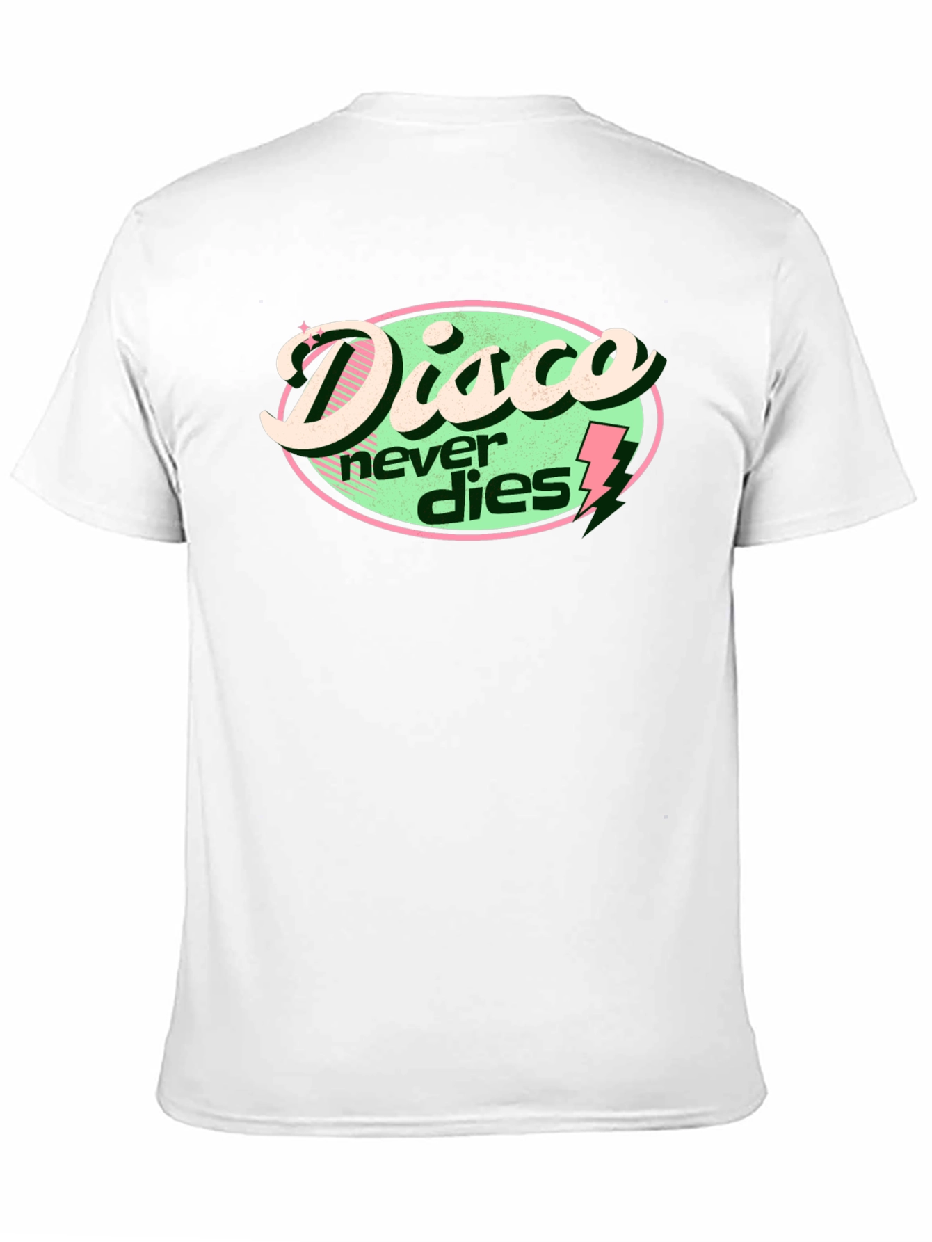 Black Disco Never Dies Graphic T-Shirt view 11