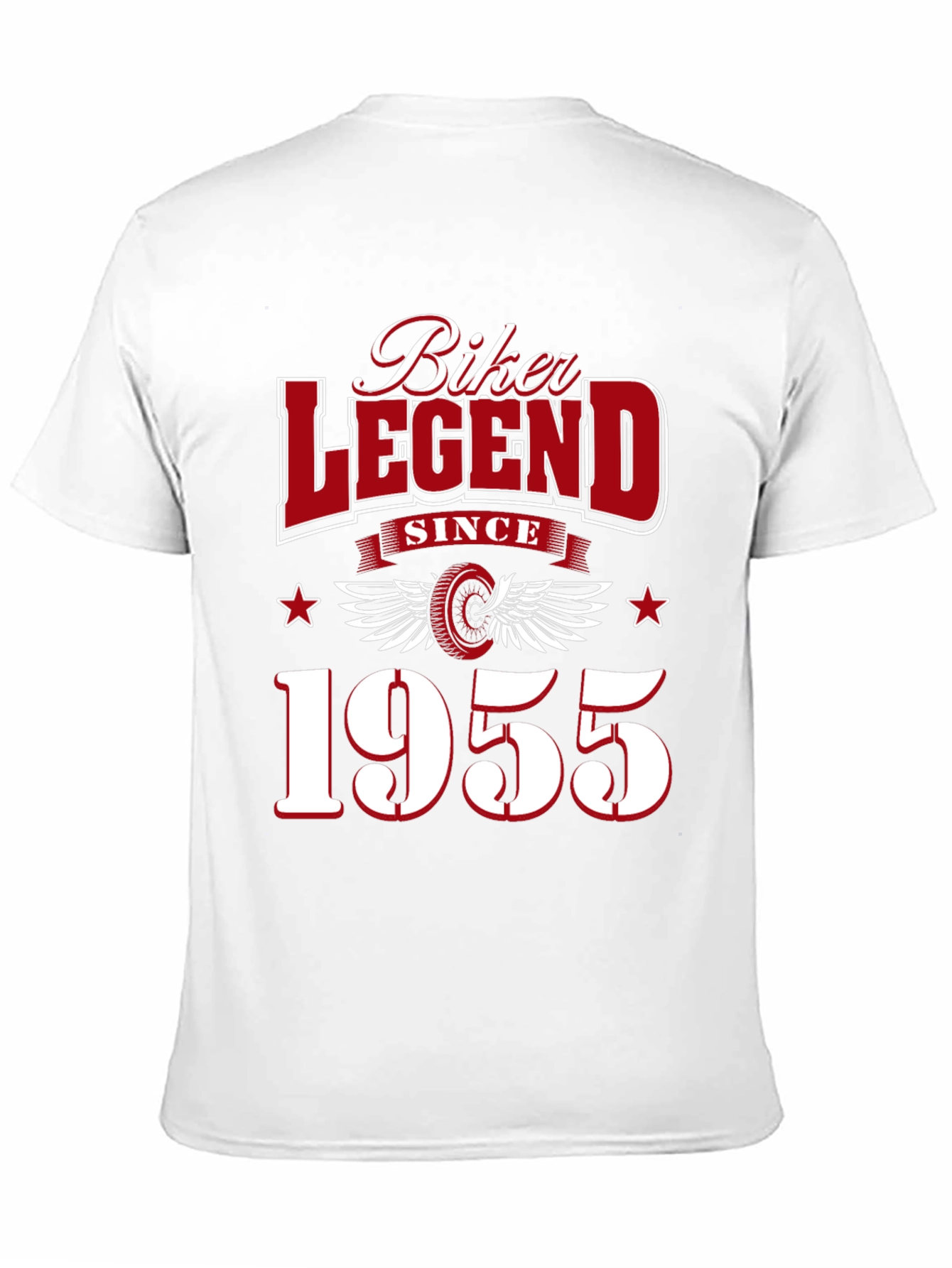 Black Biker Legend Since 1955 Graphic T-Shirt view 11