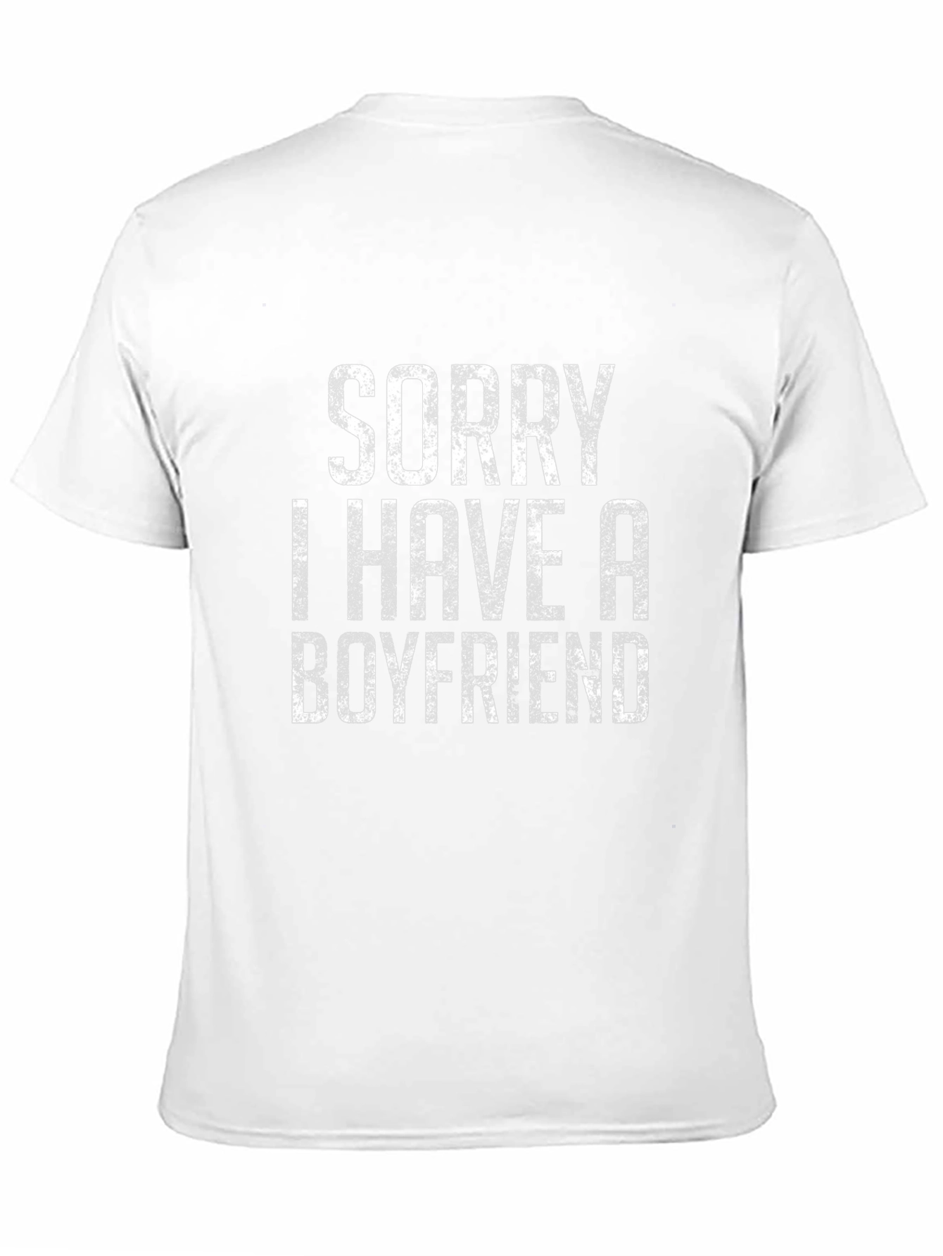 Black Sorry I Have A Boyfriend Graphic Tee view 11