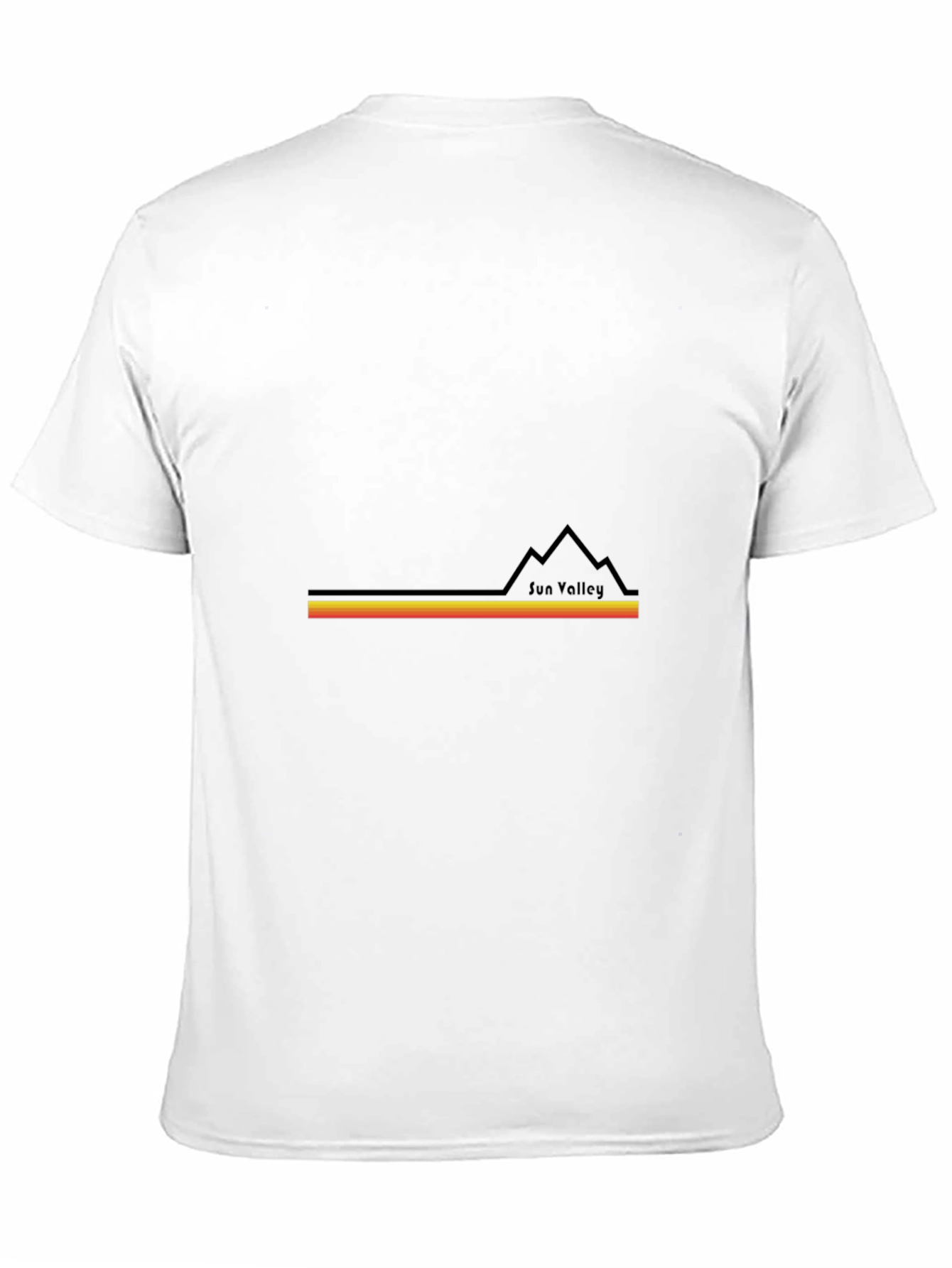Black Retro Sun Valley Black T-Shirt view 11