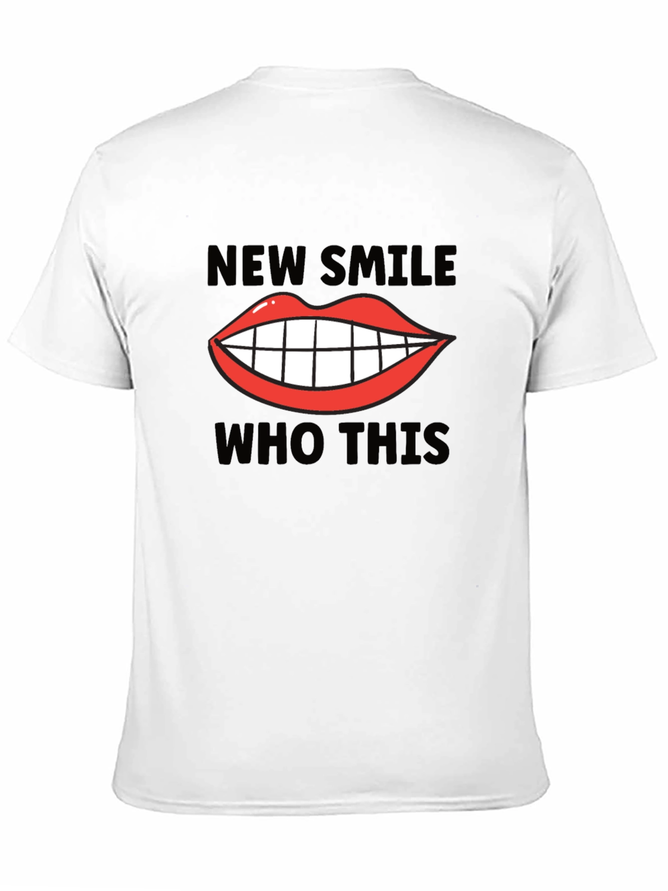 Black New Smile Who This Graphic Tee view 11