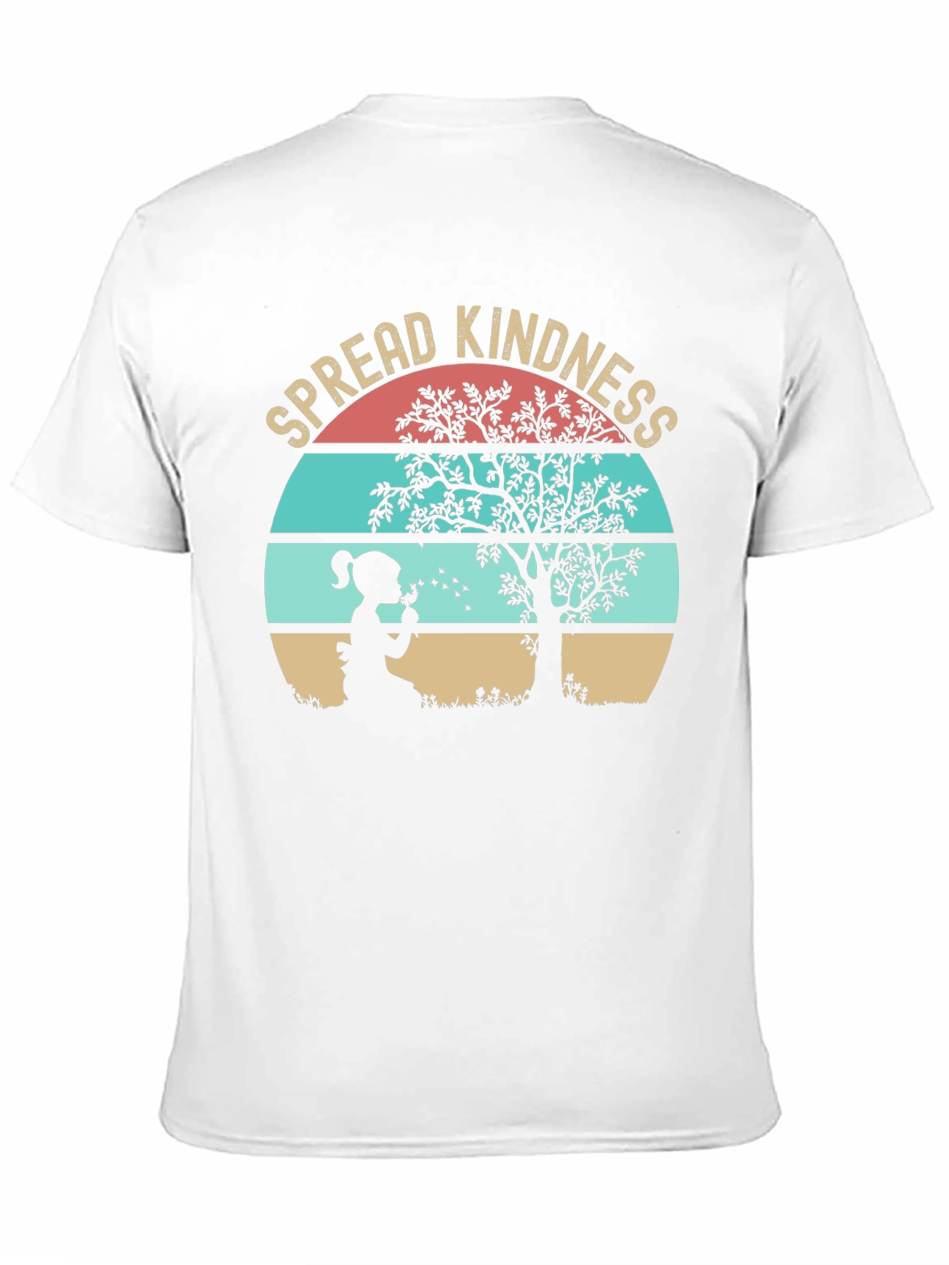 Black Spread Kindness Graphic Tee - Unisex Soft Cotton Shirt view 11