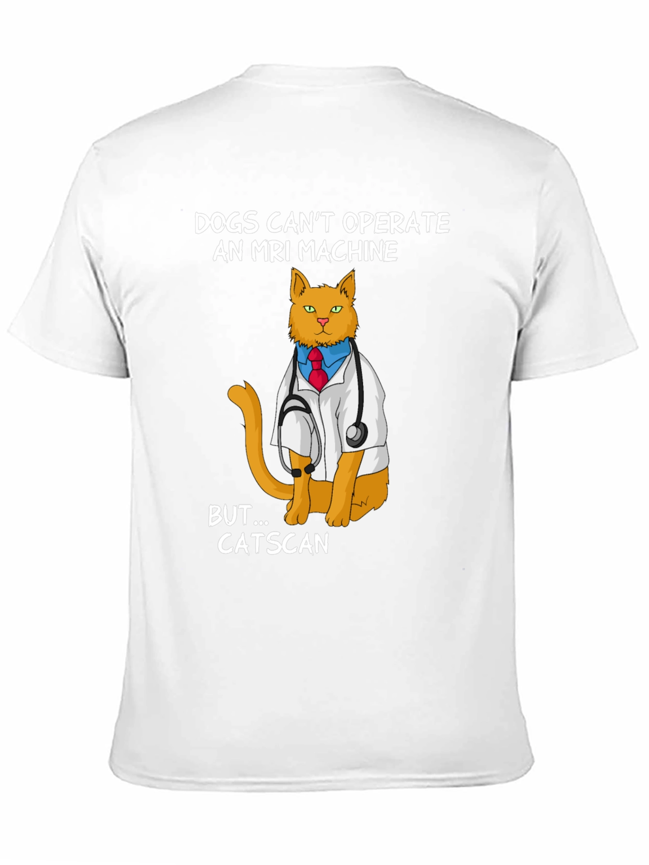 Black Funny Catscan Doctor T-Shirt - MRI Humor view 11
