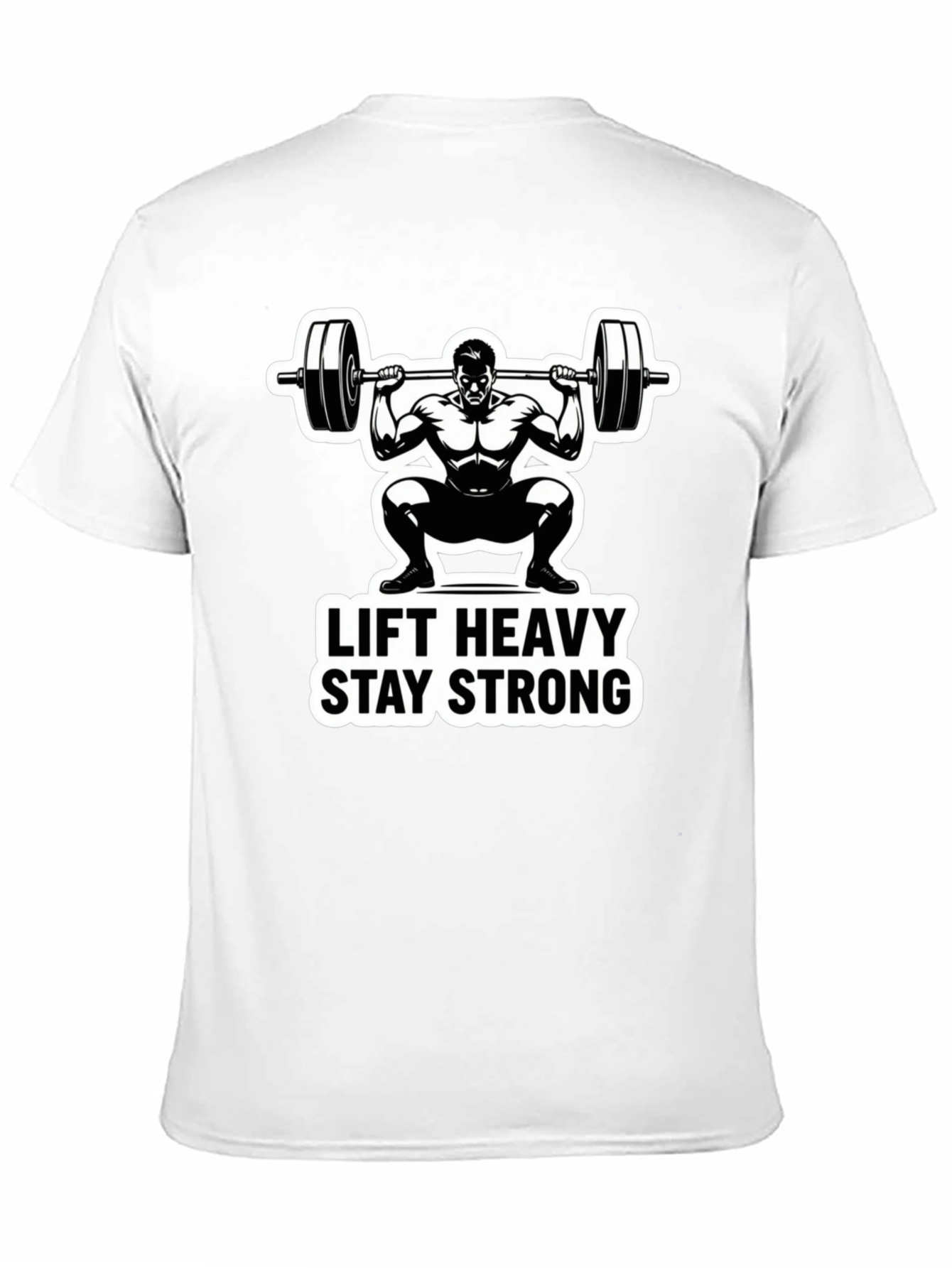 Black Lift Heavy Stay Strong Graphic T-Shirt view 11