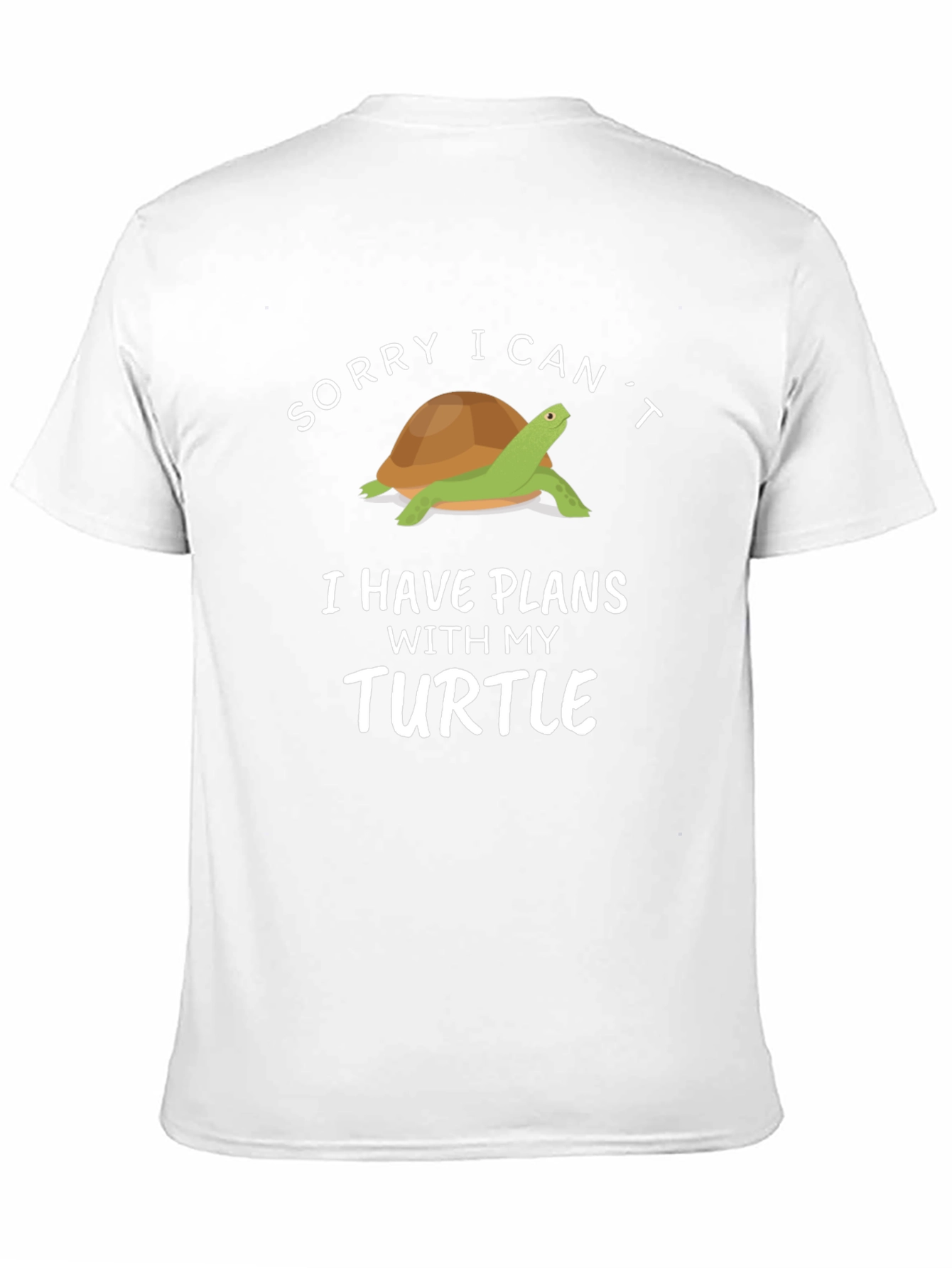 Black Funny Turtle Graphic T-Shirt - I Have Plans view 11