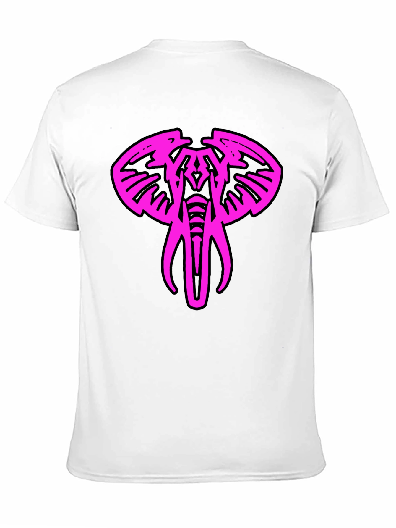 Black Elephant Graphic Tee - Men's Black T-Shirt view 11