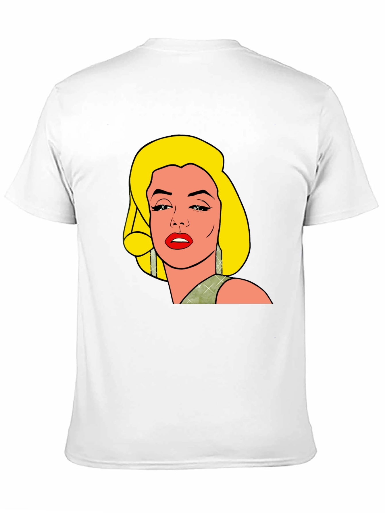 Black Pop Art Marilyn T-Shirt view 11