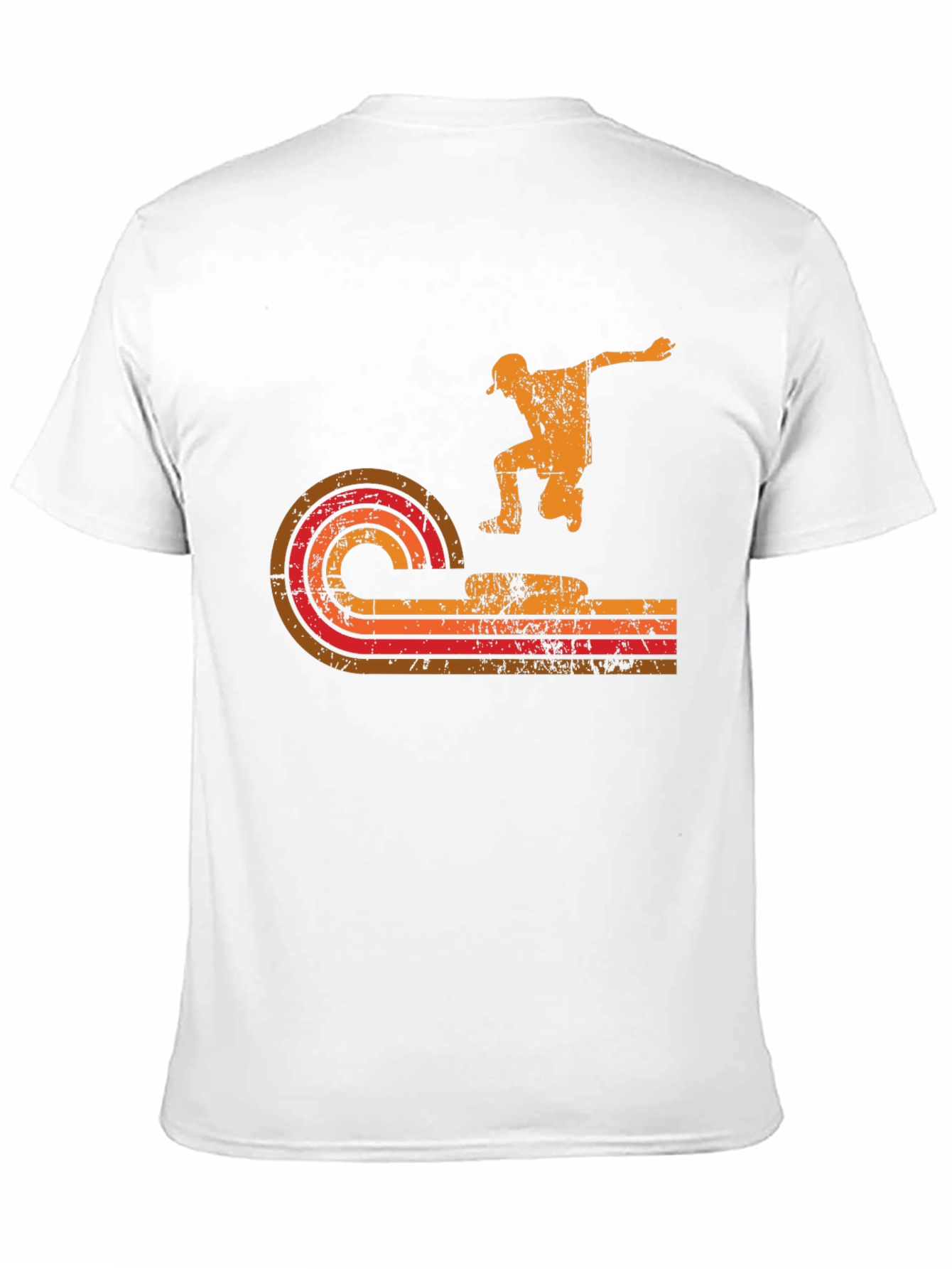 Black Retro Skater Graphic Tee - Black view 11