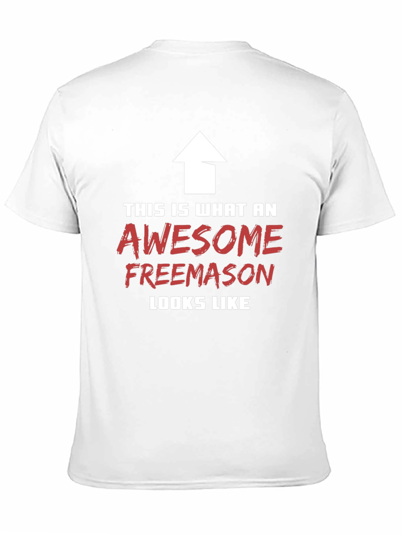 Black Awesome Freemason Graphic Tee view 11
