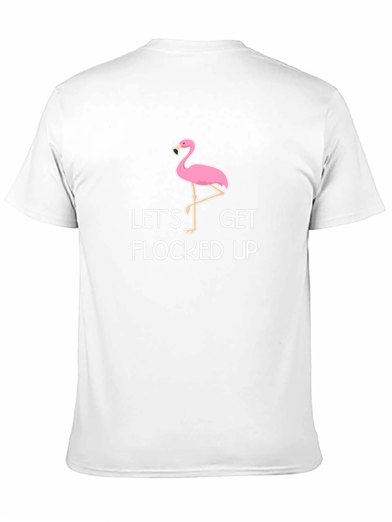 Black Let's Get Flocked Up T-Shirt view 11