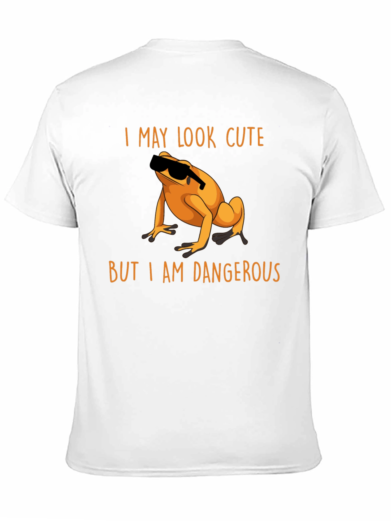 Black Cute But Dangerous Frog T-Shirt view 11