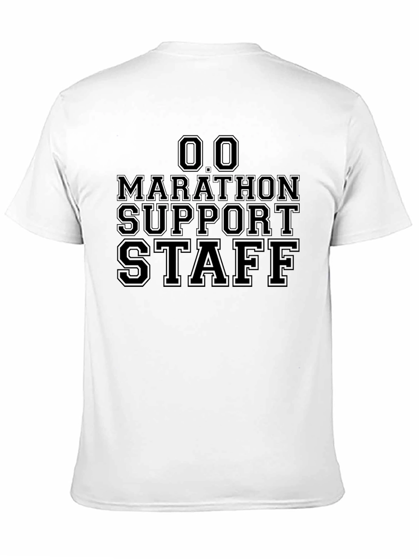 0.0 Marathon Support Staff Black T-Shirt - 11