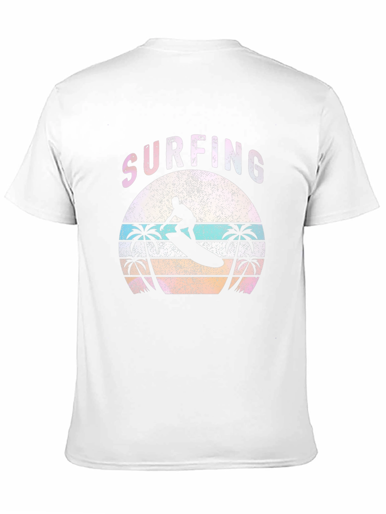 Black Surfing Sunset Graphic Tee - Black view 11