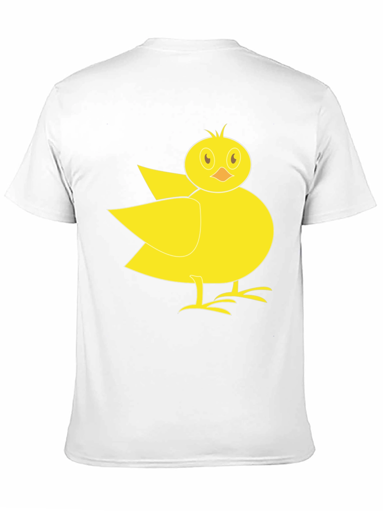 Black Cute Yellow Chick Graphic Tee - Black T-Shirt view 11