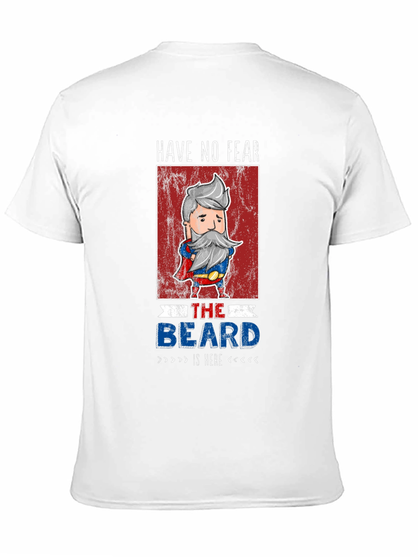 Black Have No Fear The Beard Is Here T-Shirt view 11