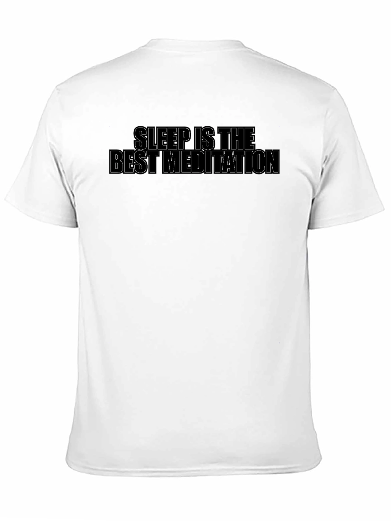 Black Sleep is the Best Meditation Graphic Tee view 11