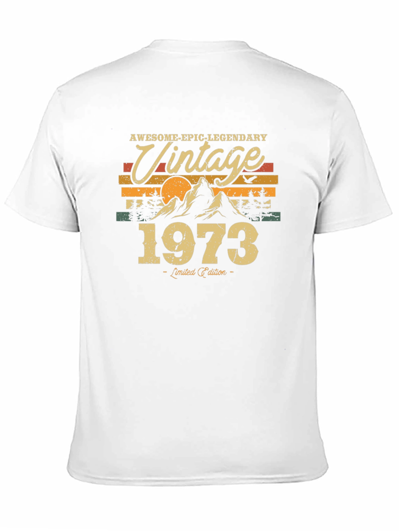 Black Vintage 1973 T-Shirt - Awesome Epic Legendary view 11