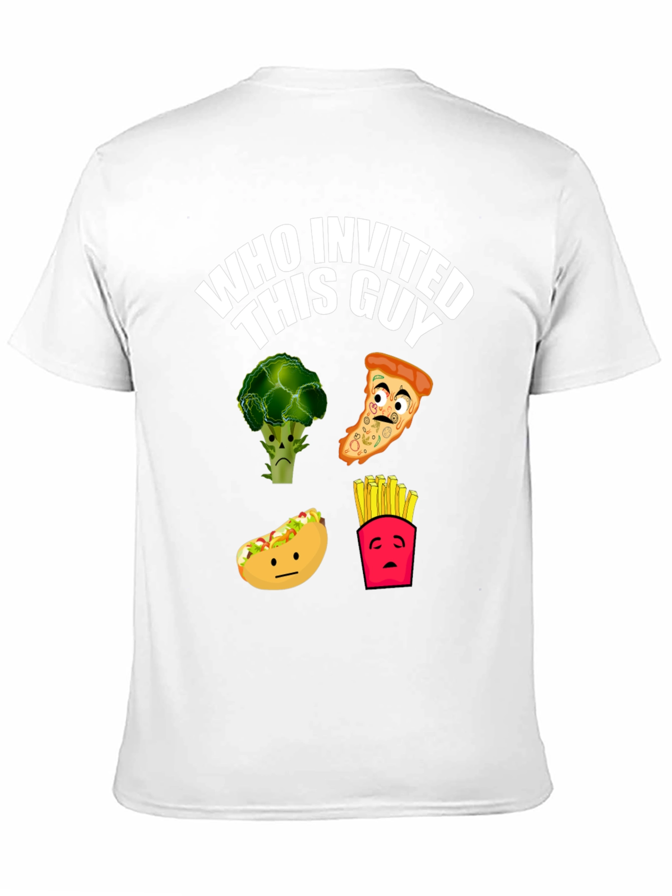 Black Who Invited This Guy T-Shirt view 11