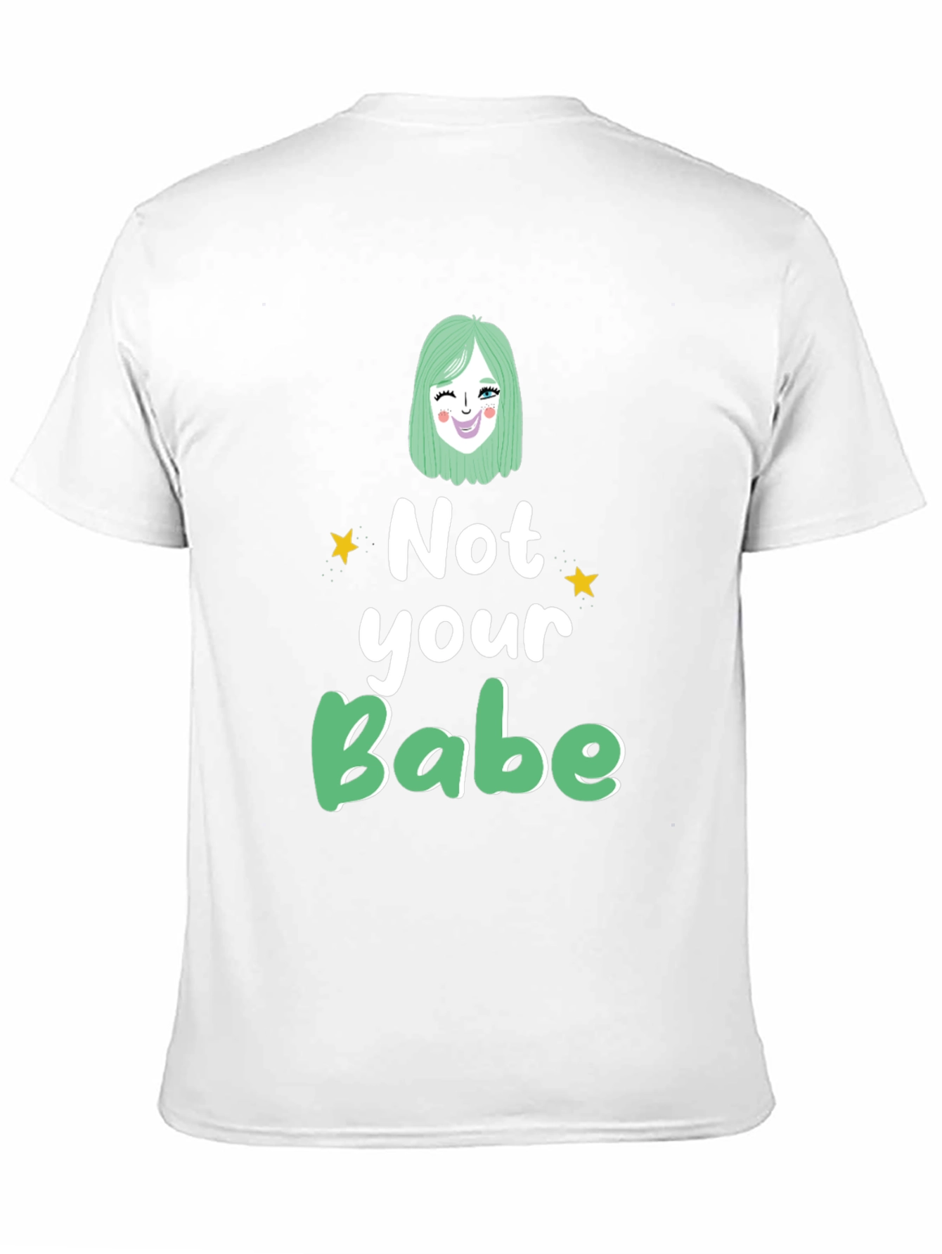 Black Not Your Babe Graphic Tee - Unisex view 11