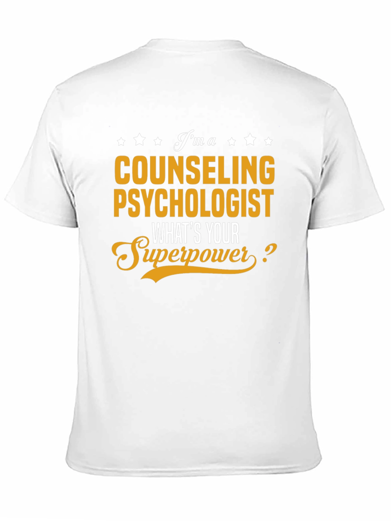 Black Counseling Psychologist Superpower T-Shirt view 11
