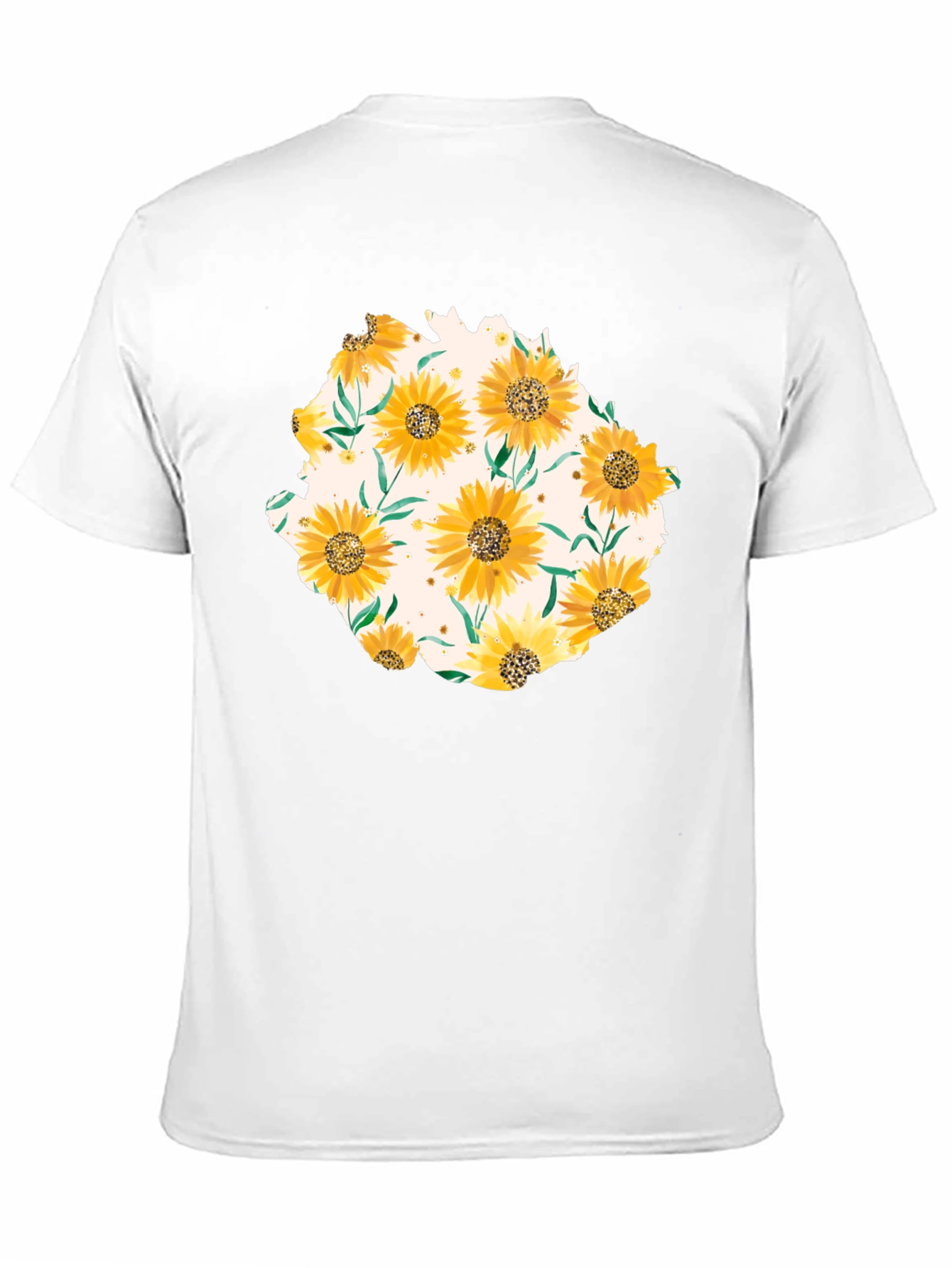 Black Sunflower Graphic Print Black T-Shirt view 11