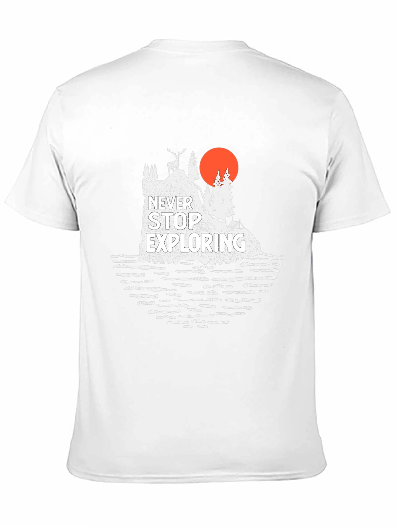 Black Never Stop Exploring Graphic Tee view 11