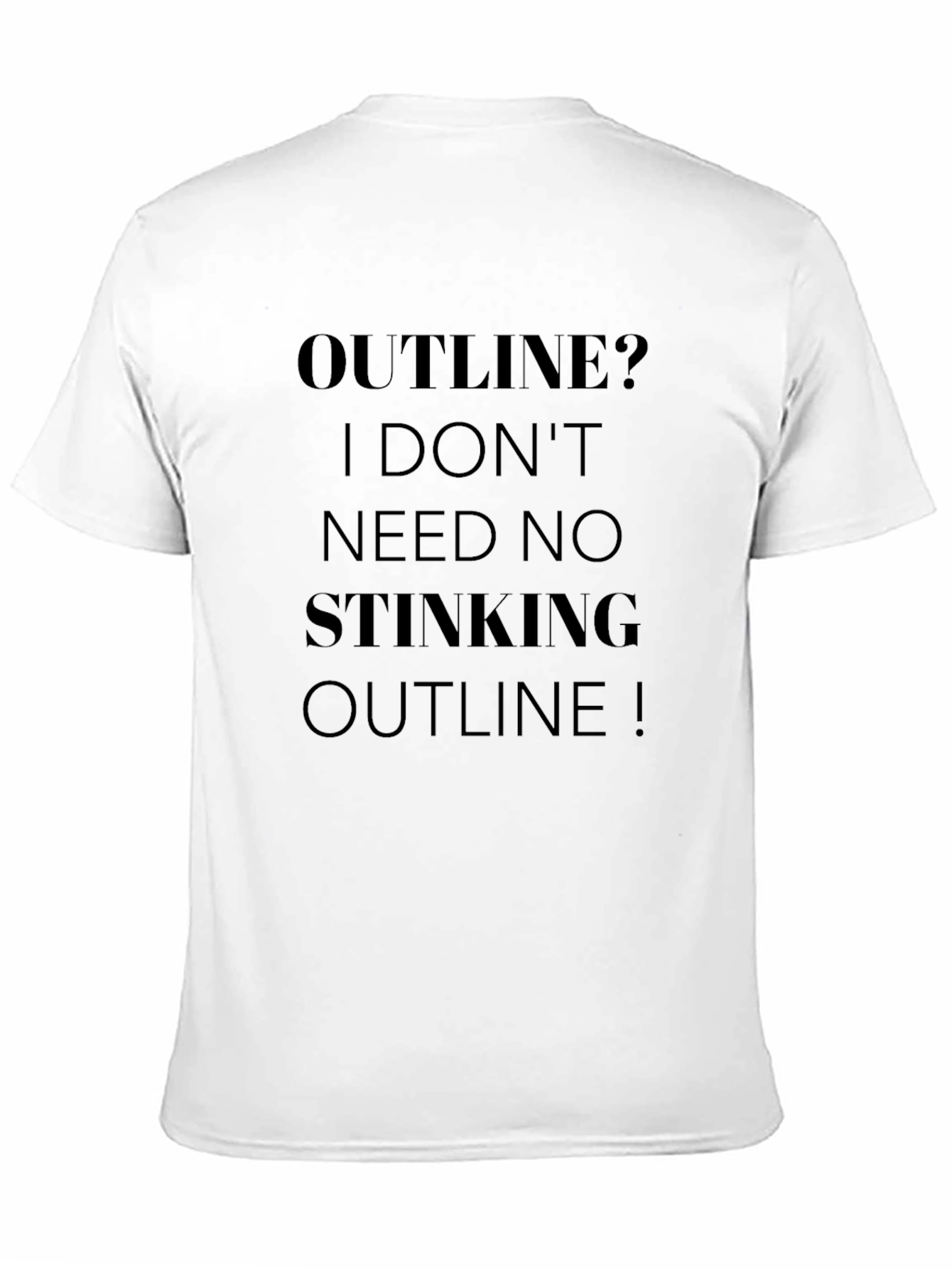 Black Outline? Graphic Novelty T-Shirt view 11