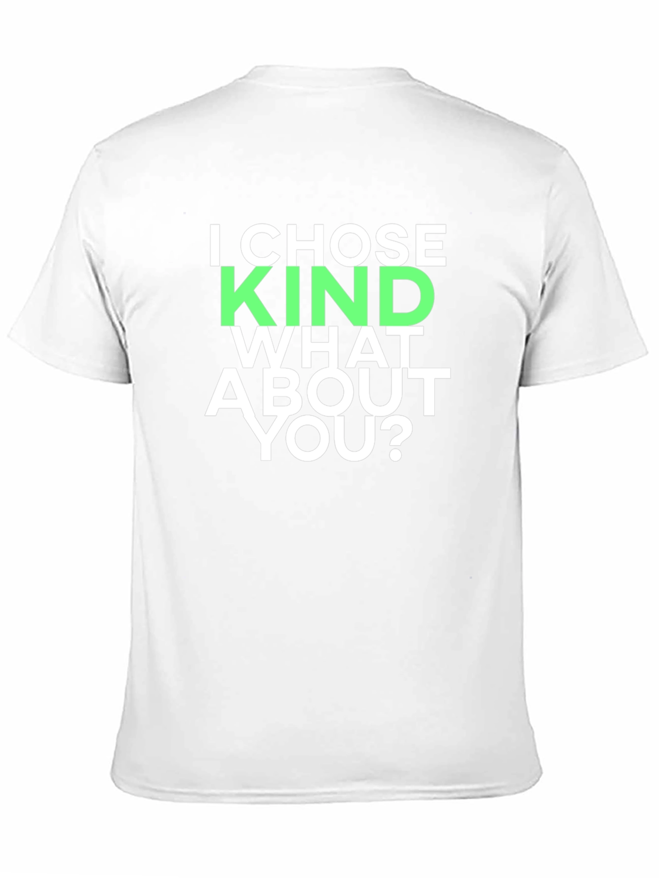 Black I Chose Kind T-Shirt - Bold Graphic Tee view 11