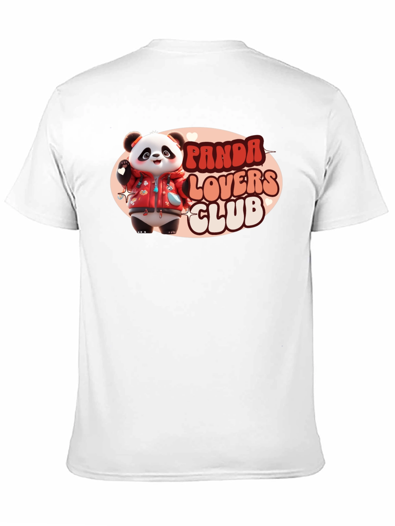 Black Panda Lovers Club T-Shirt view 11