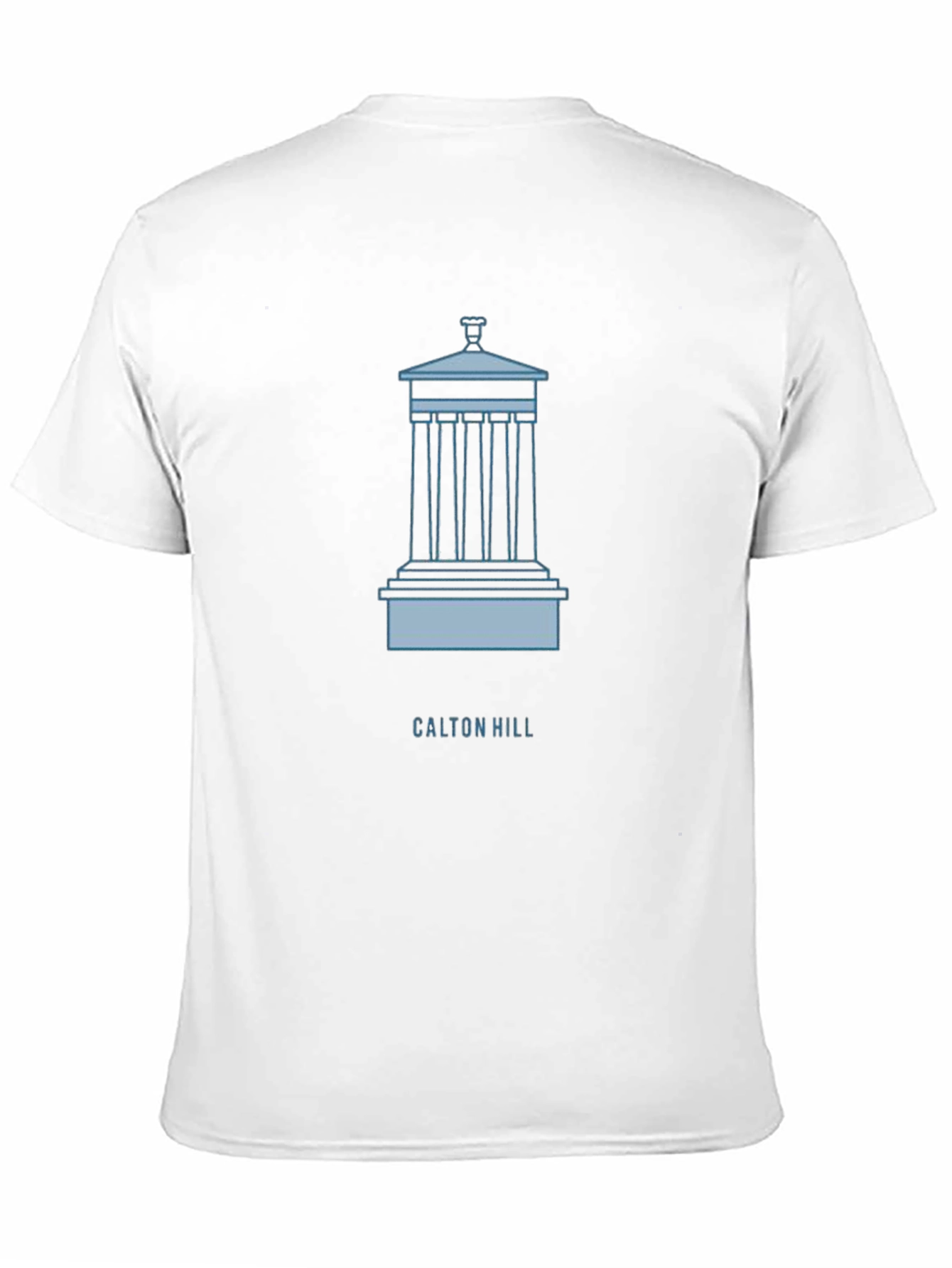 Black Calton Hill Monument Graphic Tee - Classic Style view 11