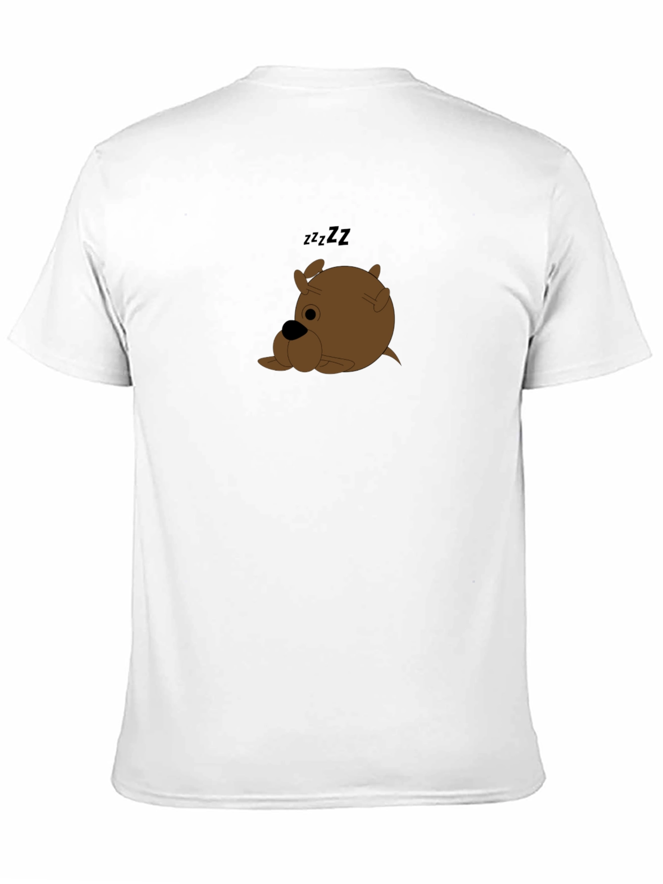 Black Sleeping Dog Graphic Tee - Men's Black T-Shirt view 11