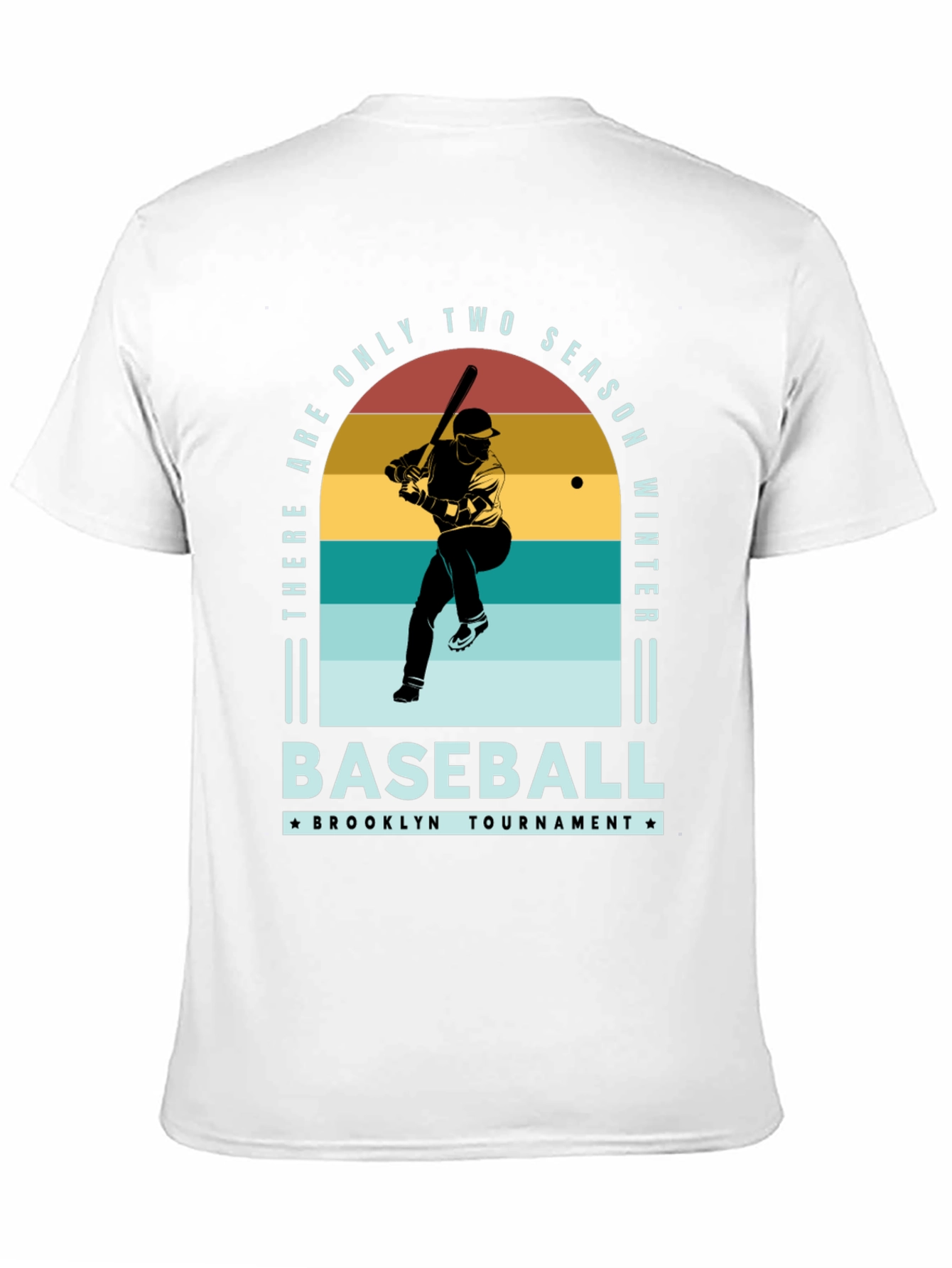 Black Vintage Baseball T-Shirt - Brooklyn Tournament view 11