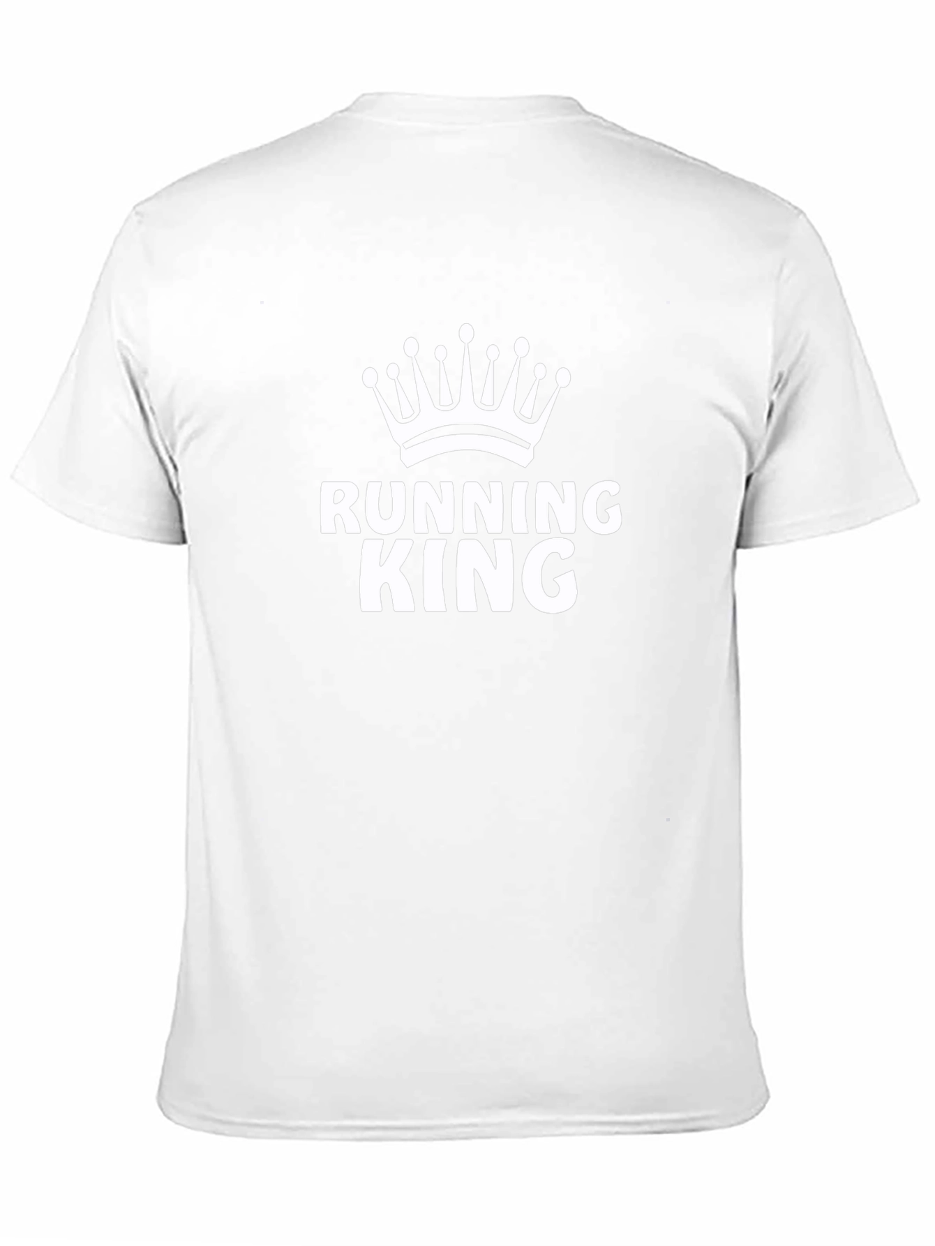 Black Running King Graphic Tee - Black Cotton T-Shirt view 11