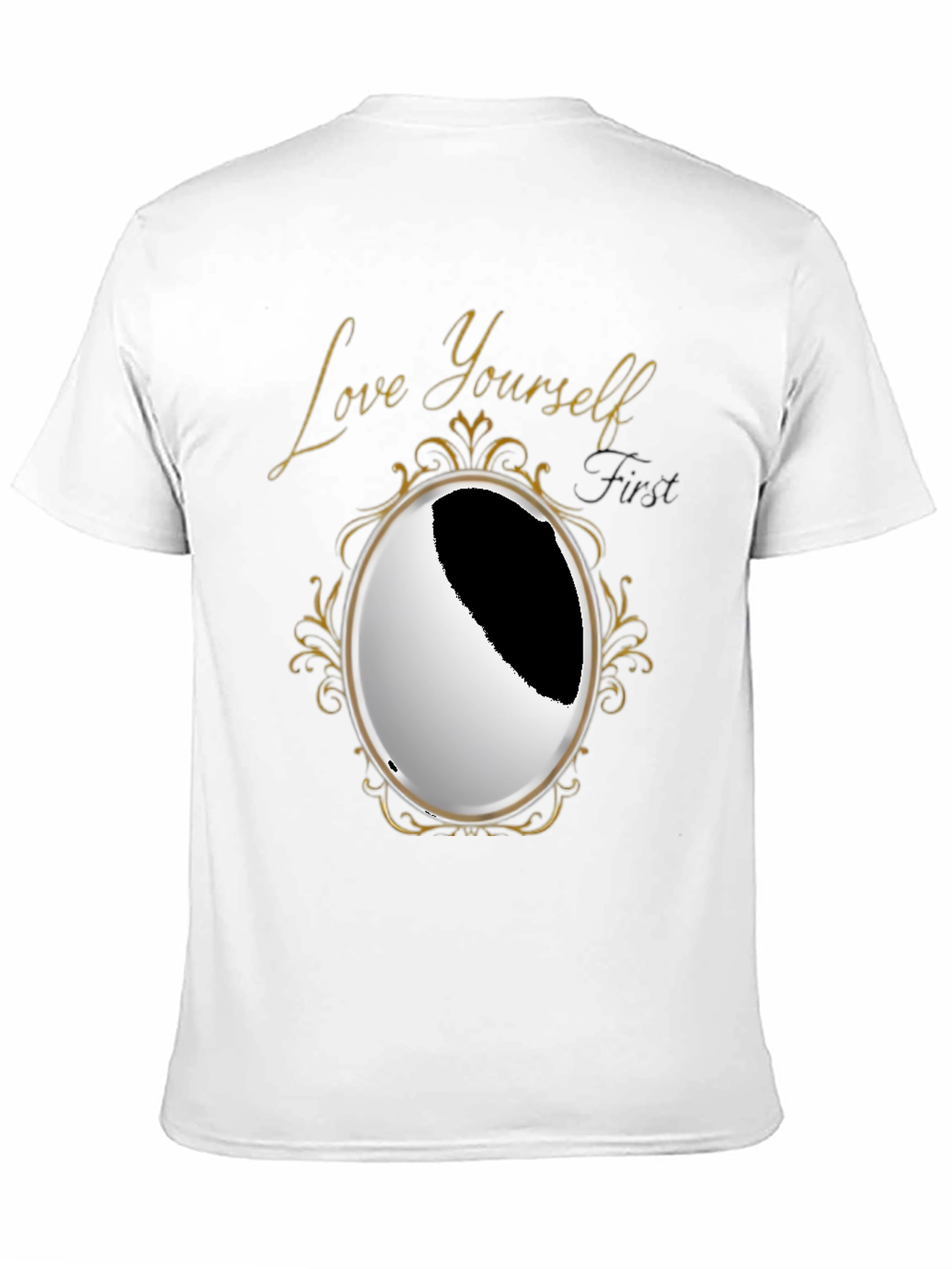 Black Love Yourself First Graphic Tee view 11