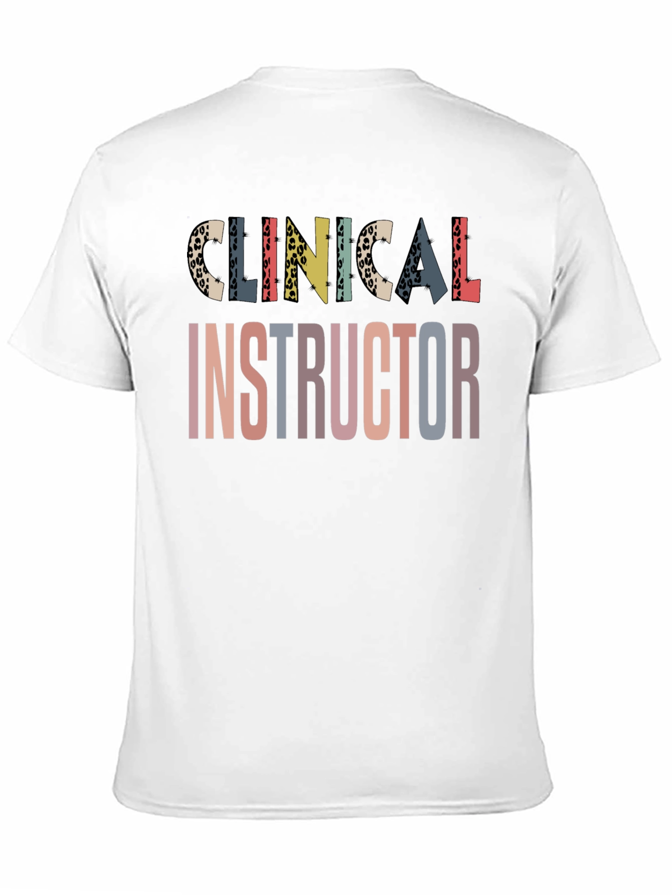 Black Clinical Instructor Graphic Tee view 11