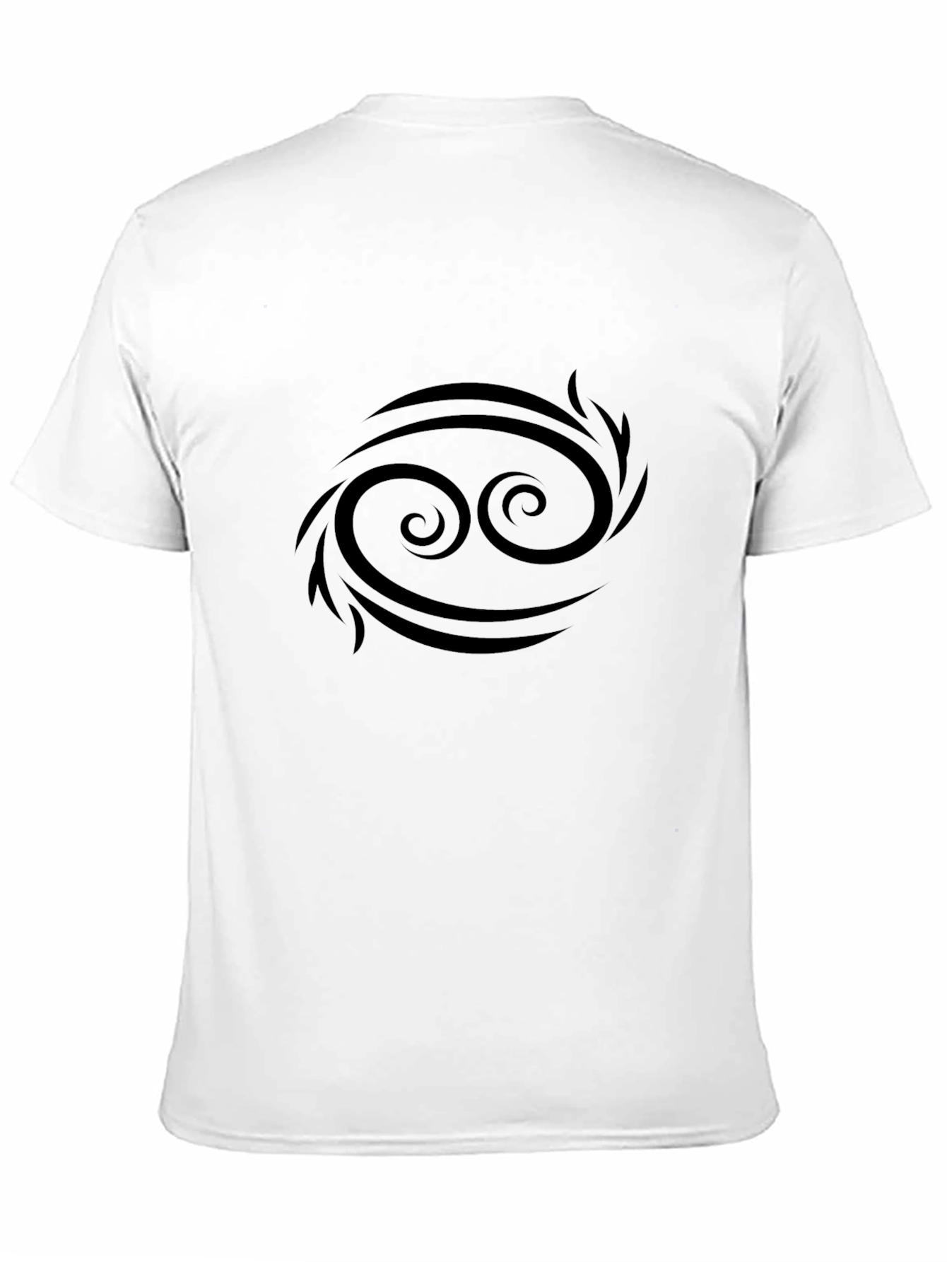 Black Cancer Zodiac T-Shirt - Black Graphic Tee view 11