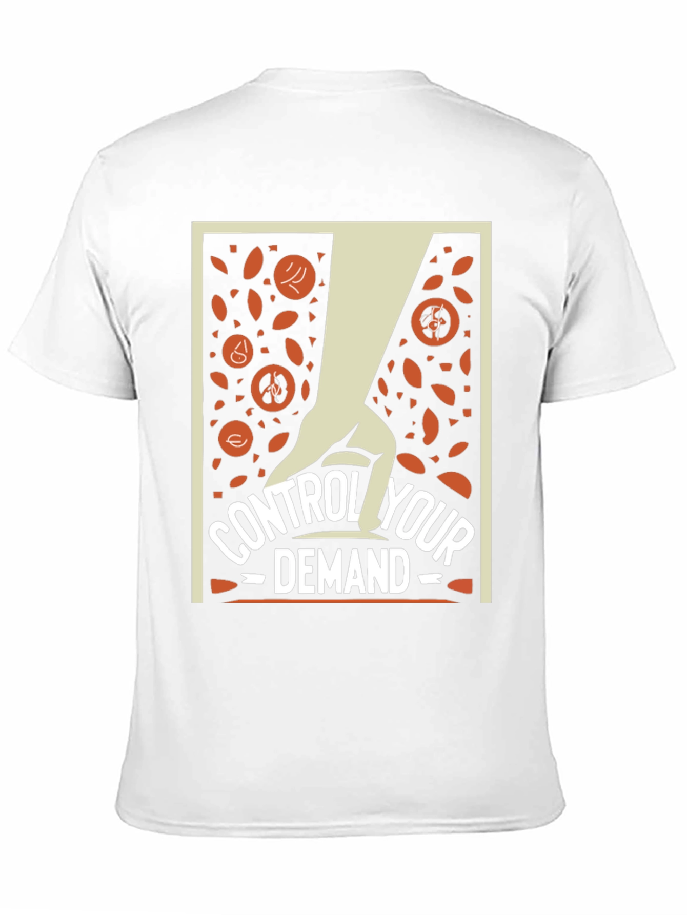 Black Control Your Demand T-Shirt - Stylish Graphic Tee view 11