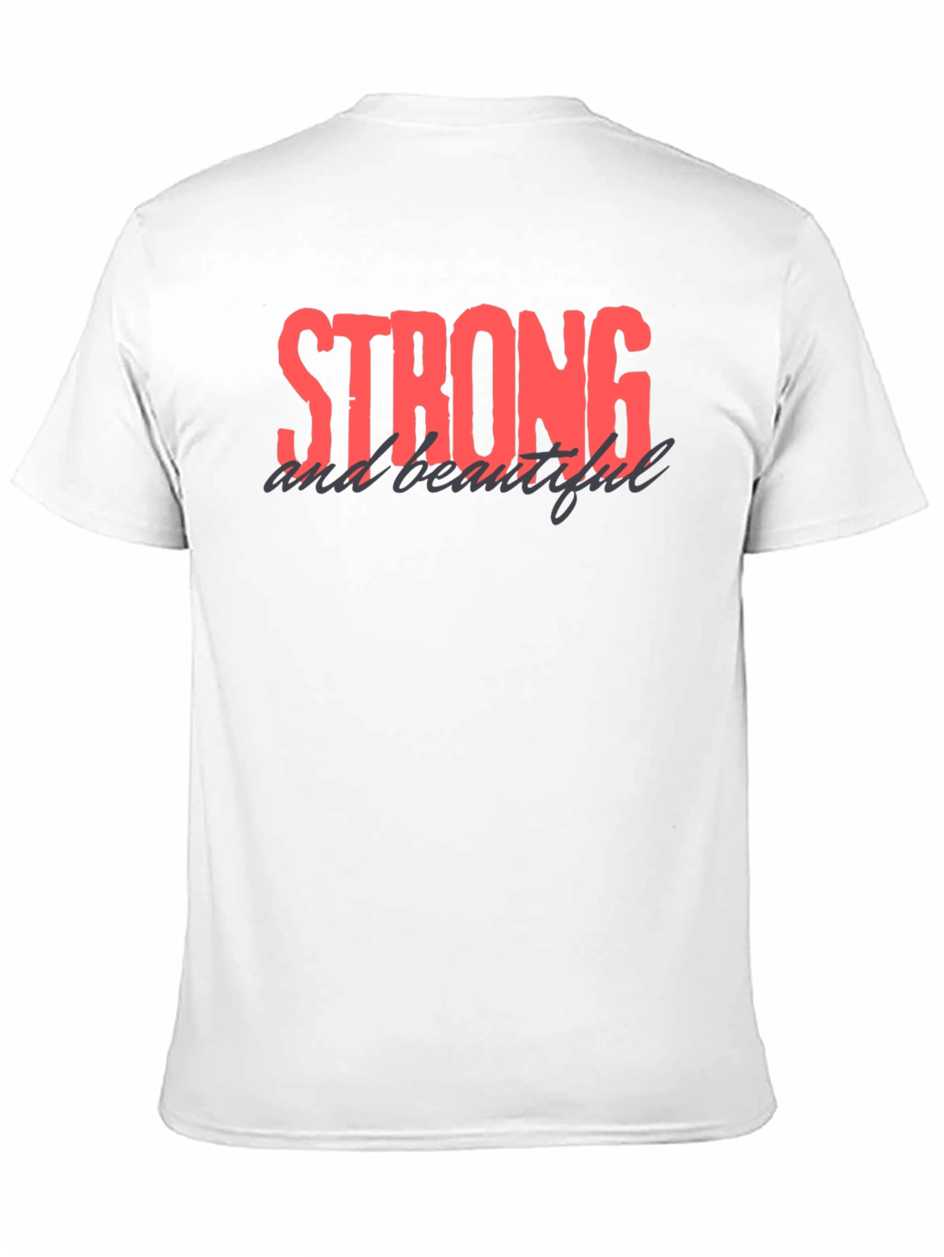 Black Strong and Beautiful Black Graphic Tee view 11