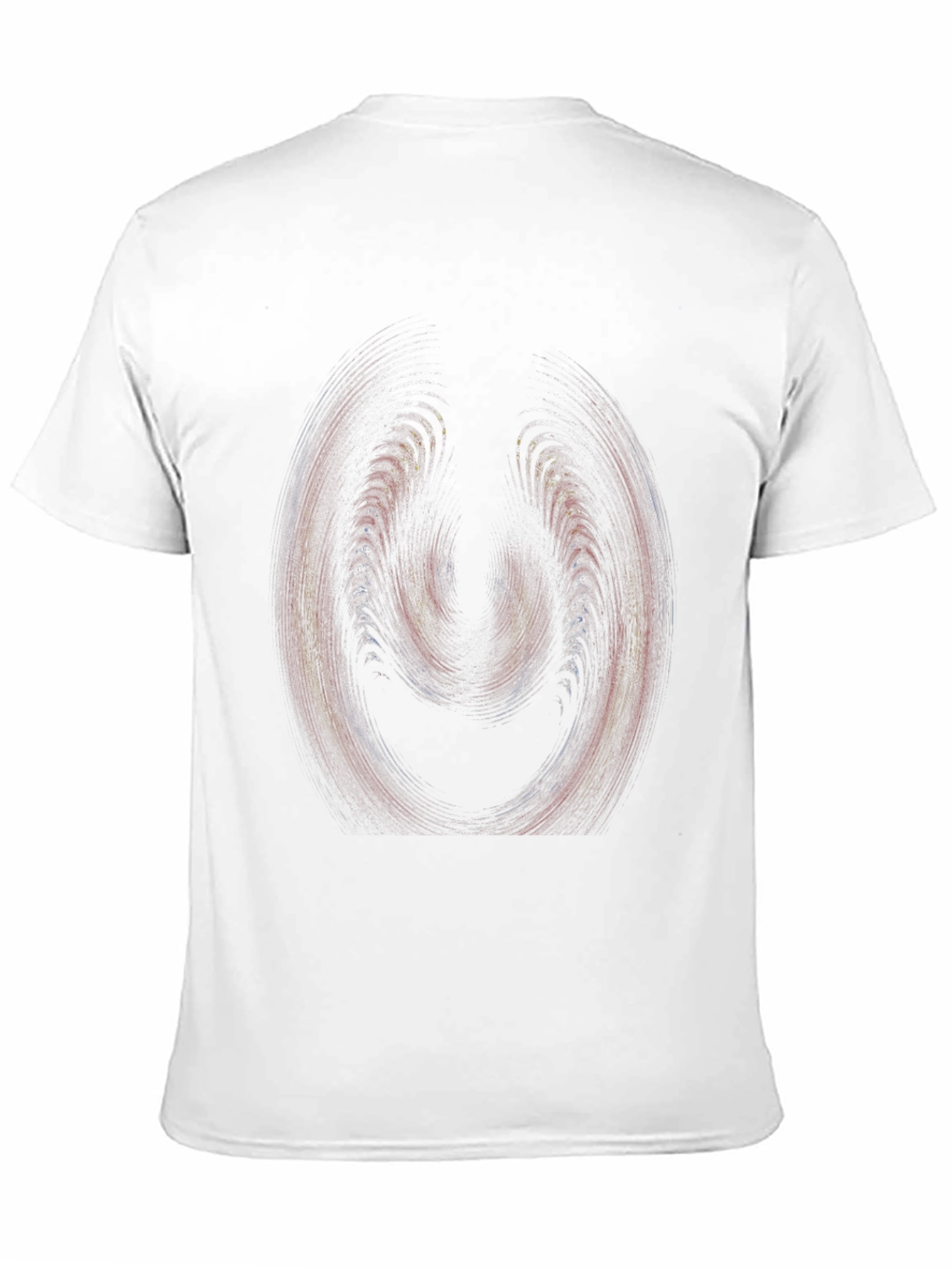 Black Abstract Swirl Graphic Black T-Shirt view 11