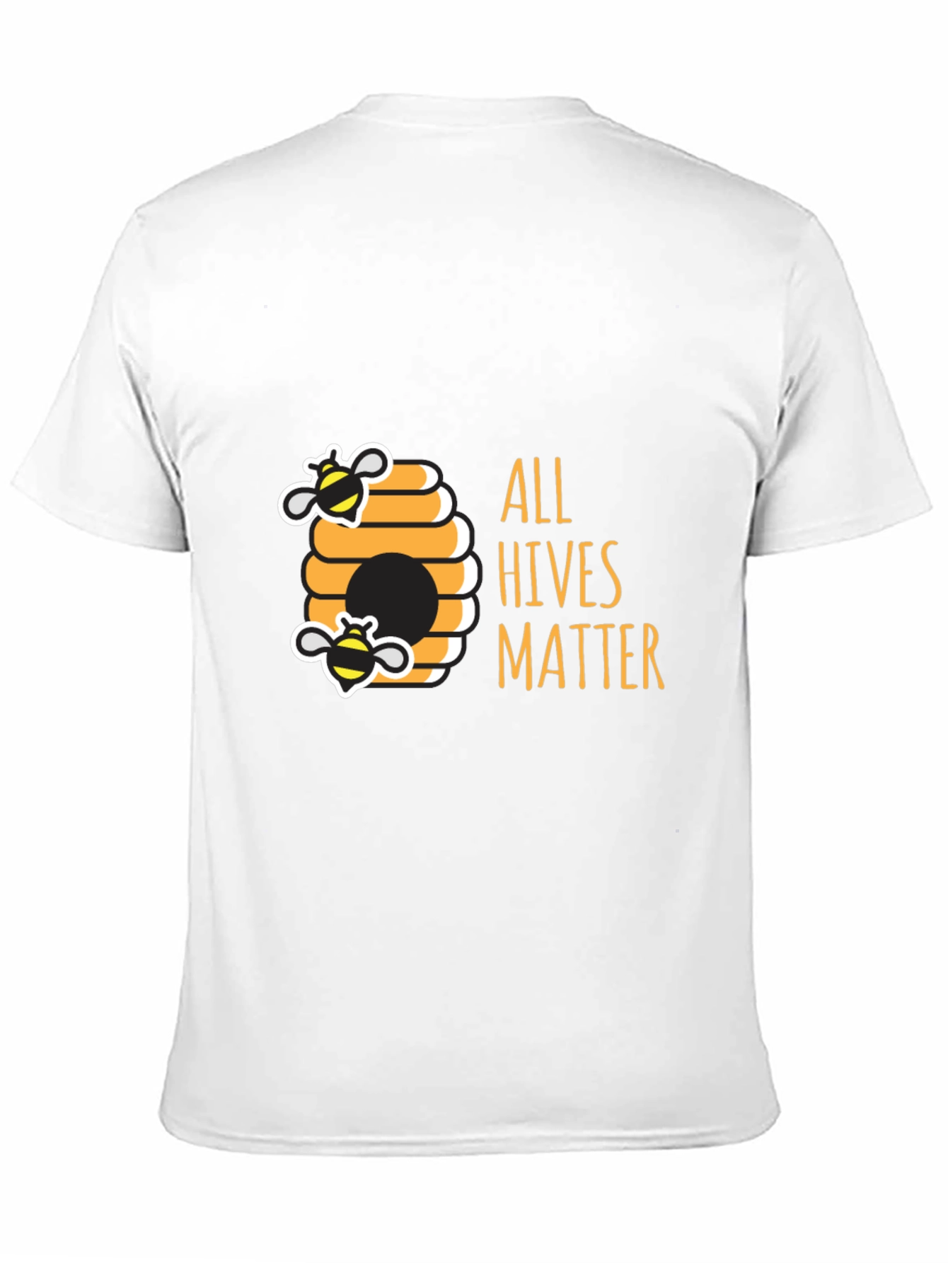 Black All Hives Matter Black T-Shirt - Bee Kind view 11