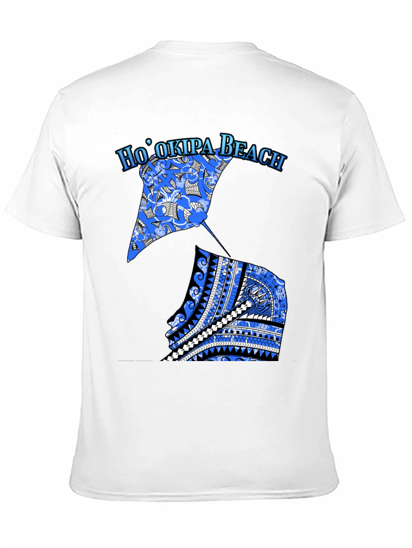 Black Ho'okipa Beach Ray Graphic Tee view 11