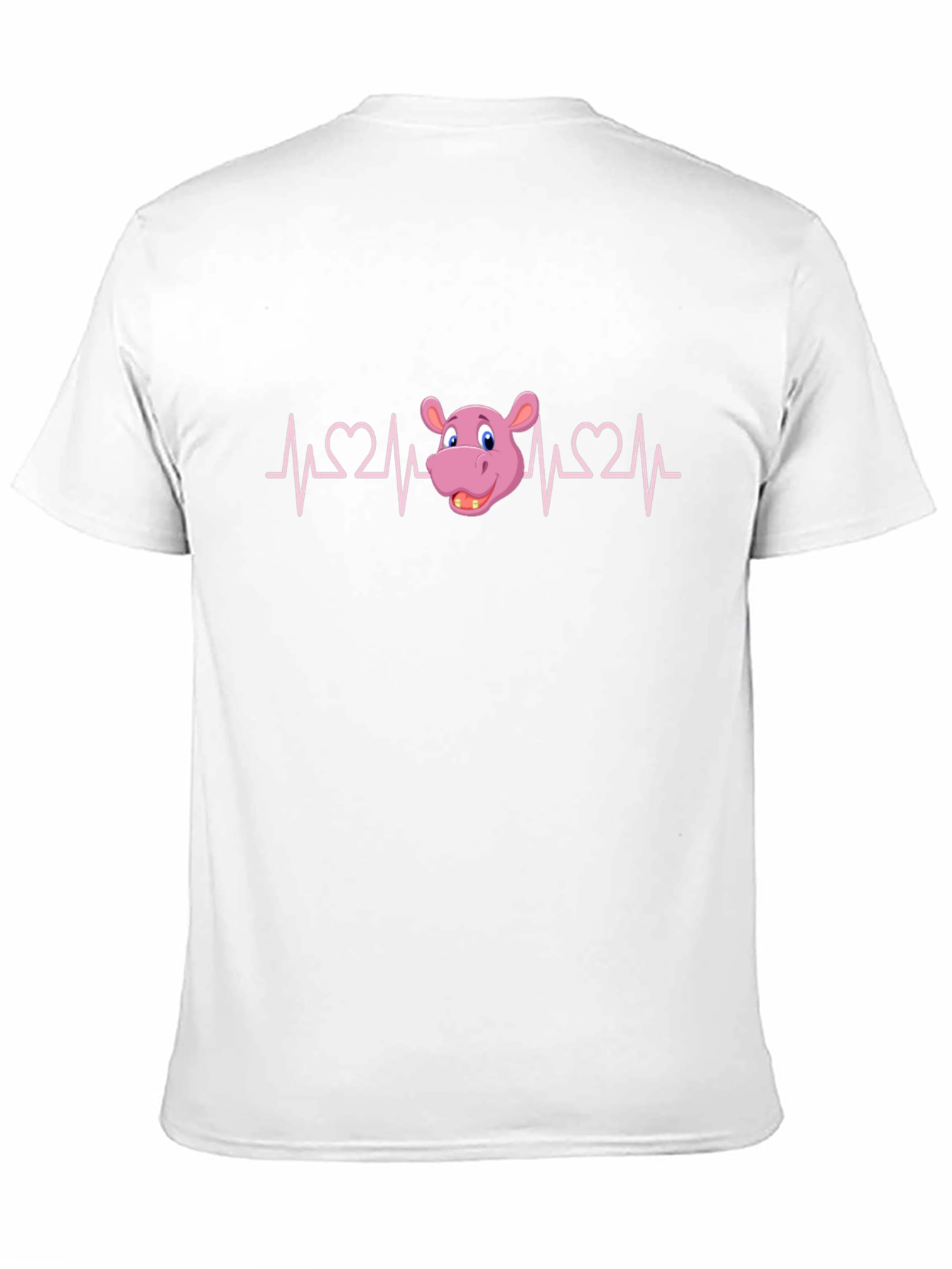 Black Hippo Heartbeat T-Shirt view 11
