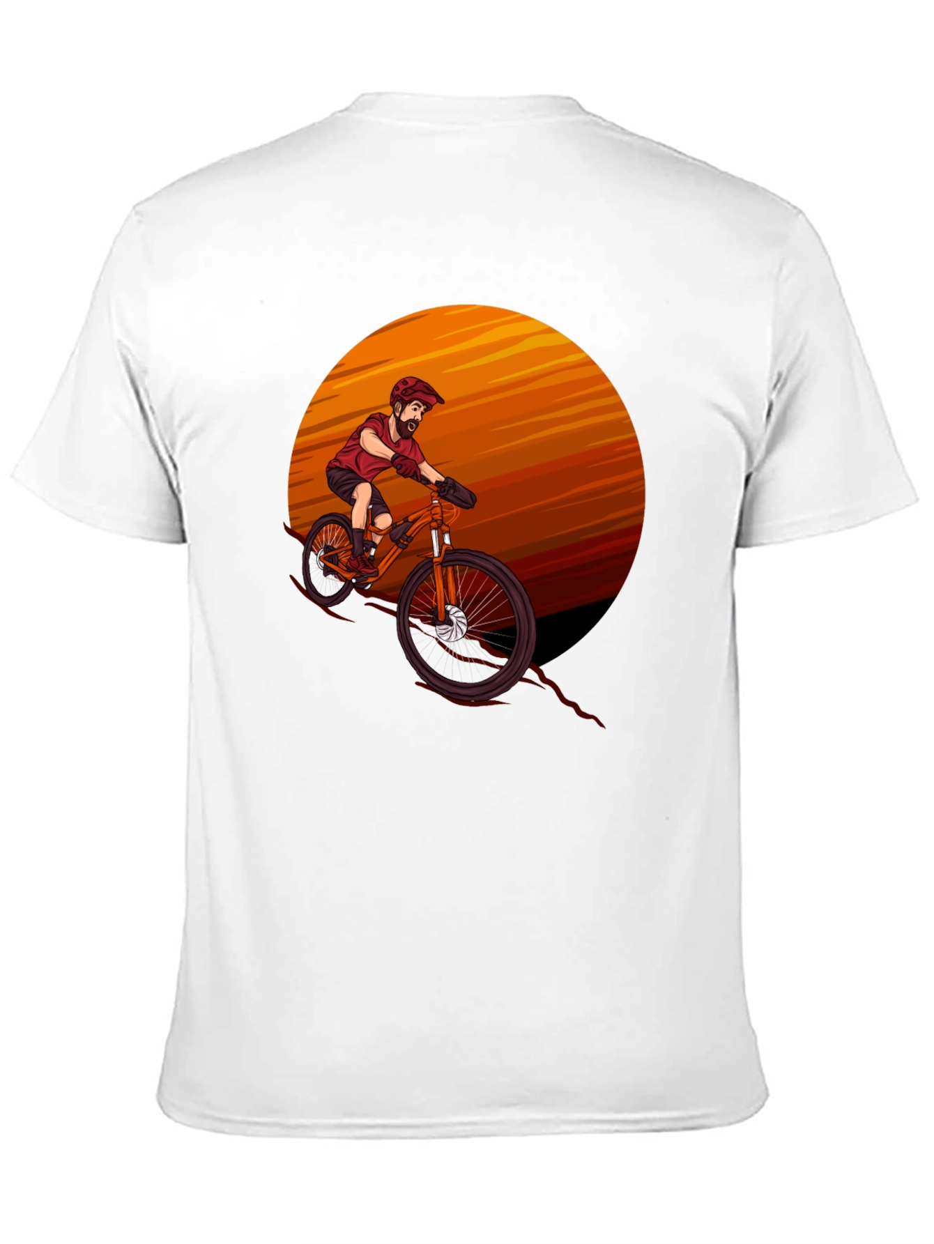 Black Mountain Bike Graphic Tee - Adventure Ready view 11