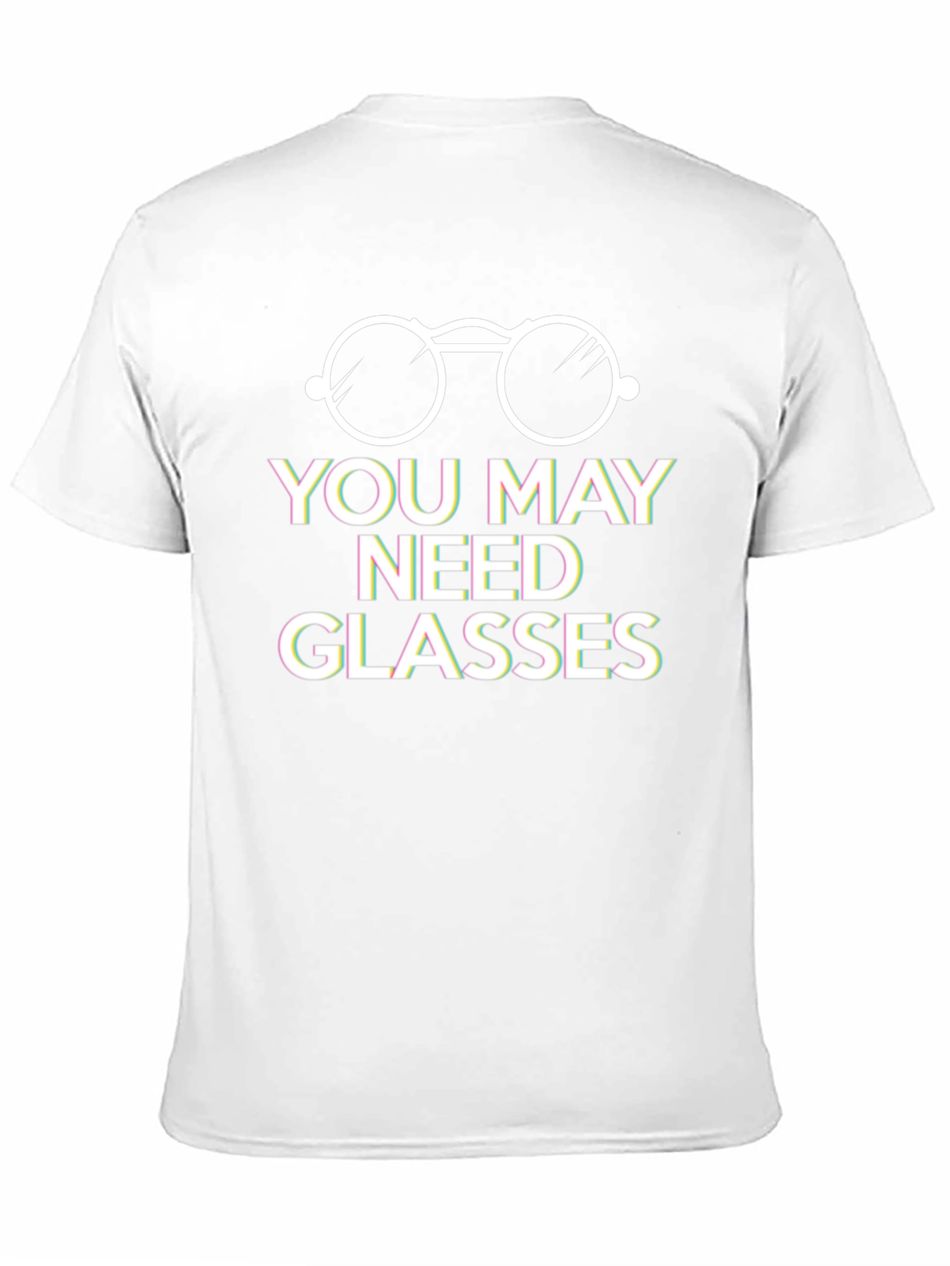 Black You May Need Glasses Graphic Tee view 11
